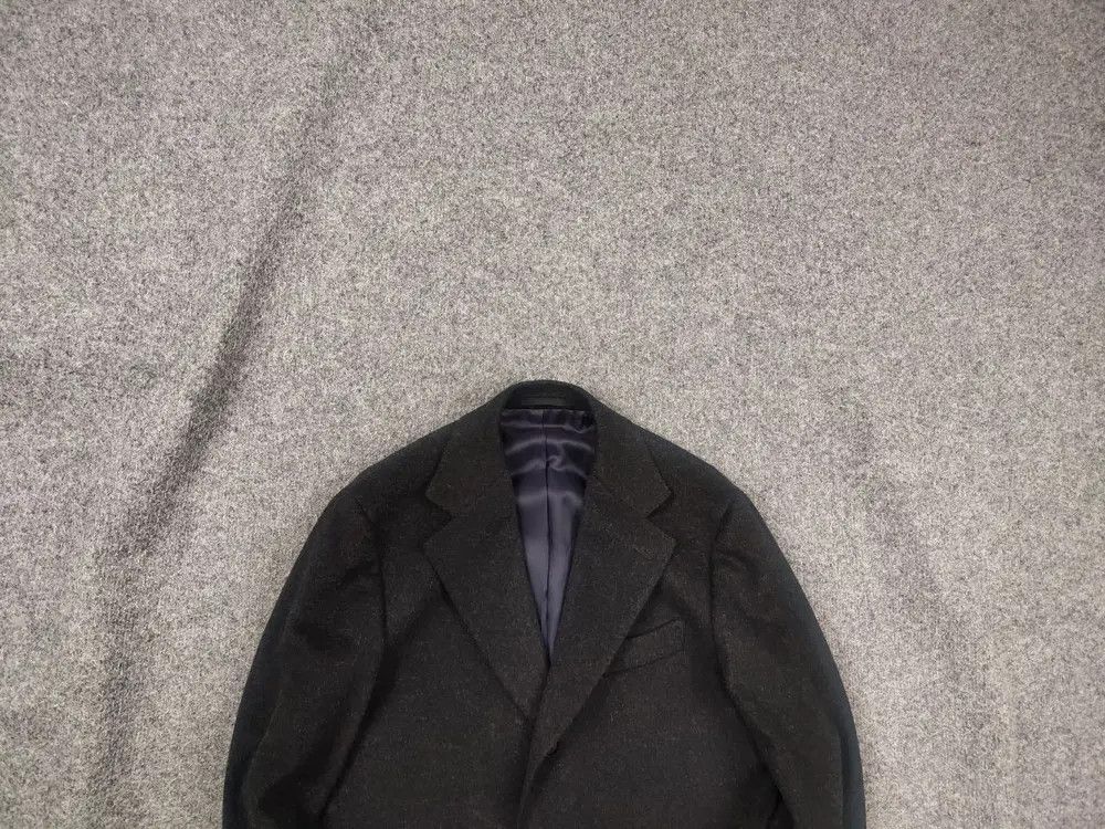 Suitsupply Suitsupply Design vicenza Gray Pure Wool coat Mid Jacket Size US S / EU 44-46 / 1 - 1 Thumbnail