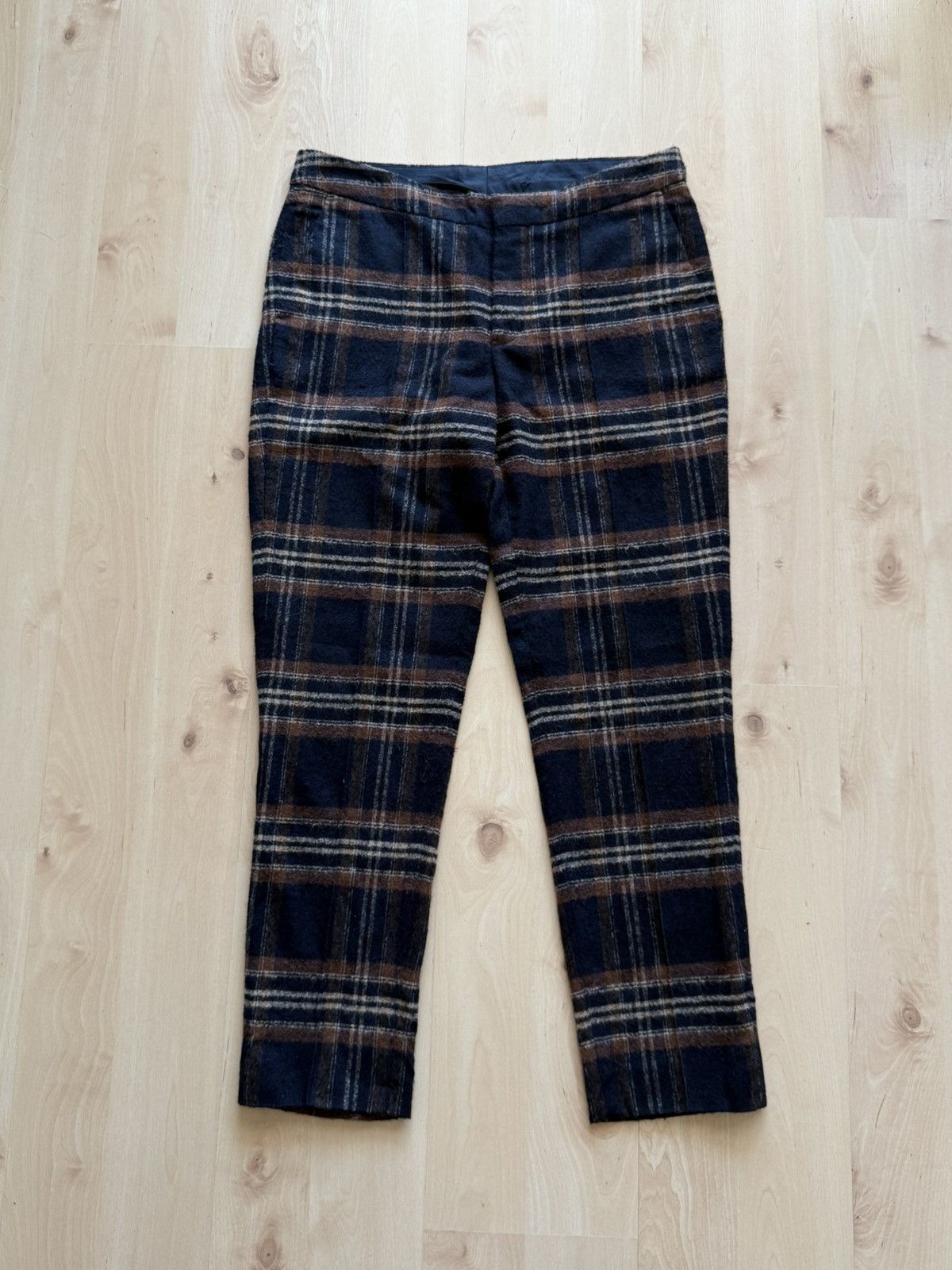 Chloe Chloe Stora Wool Check trousers Pants size 38 Size 27" / US 4 / IT 40 - 1 Thumbnail