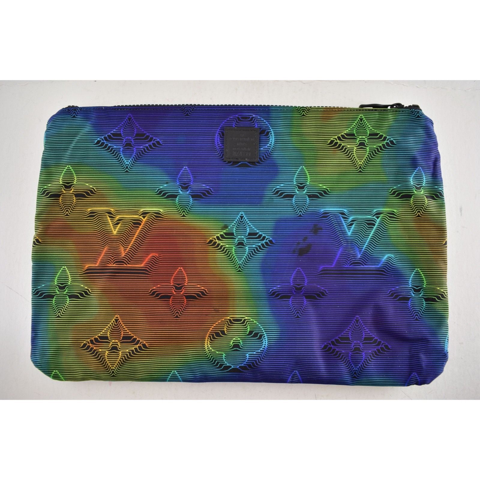 Louis Vuitton Reversible Monogram 3D Nylon LV Pouch Virgil Clutch Bag Size ONE SIZE - 4 Thumbnail