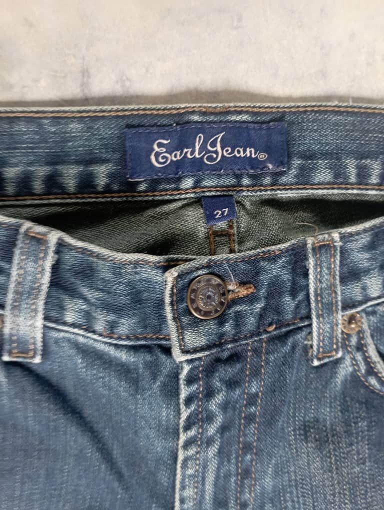 Tornado Mart Flare Jeans Made In USA Embroidered Earl Jean Bootcut Jeans Size US 27 - 9 Thumbnail