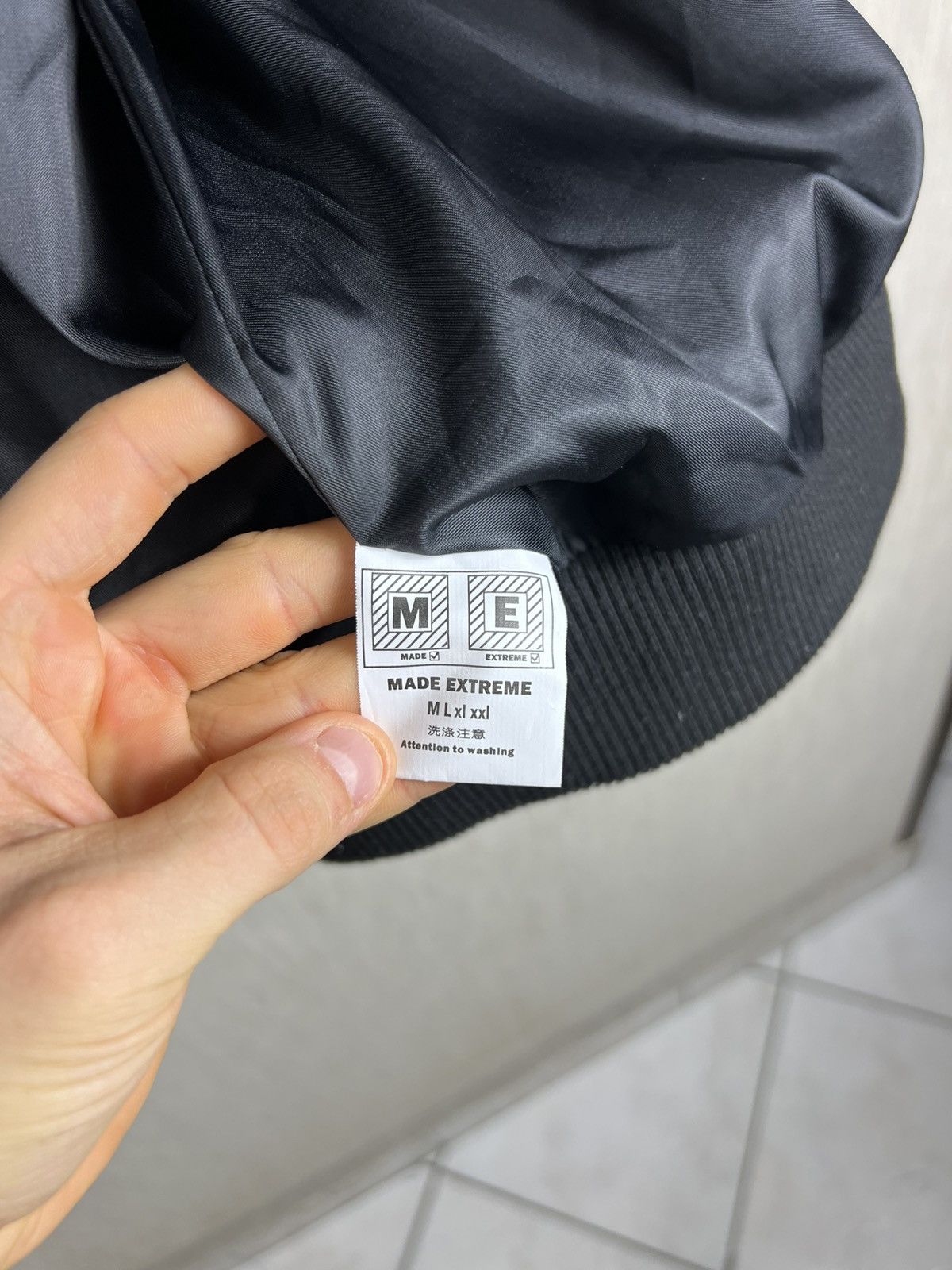 Japanese Brand Made Extreme leather wool varsity jacket kapital bones boxy Size US L / EU 52-54 / 3 - 22 Thumbnail