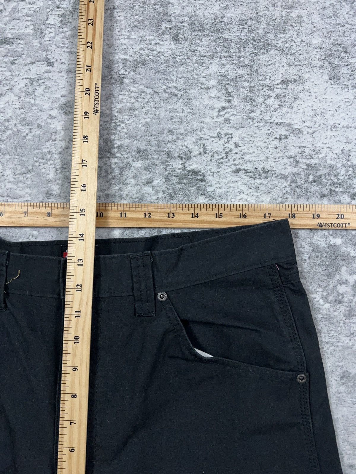 Vintage × Wrangler Y2K Wrangler Carpenter Workwear Shorts 36” Size US 36 / EU 52 - 7 Thumbnail
