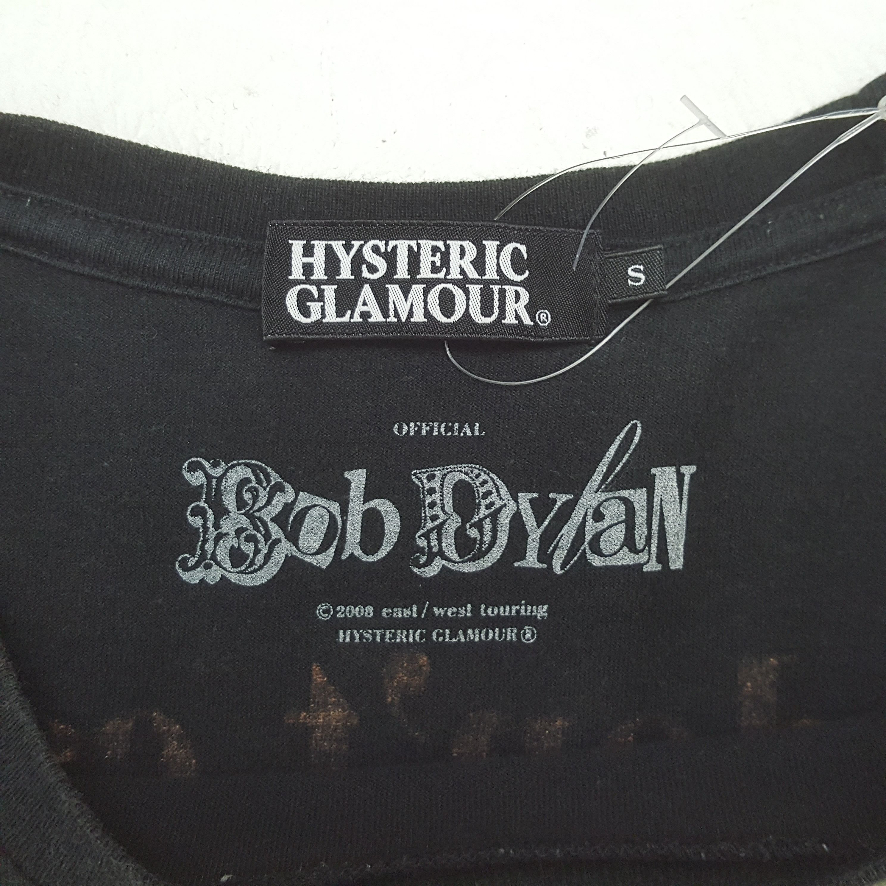Hysteric Glamour Hysteric Glamour x Bob Dylan Japanese Brand Tshirt RR29 Size US S / EU 44-46 / 1 - 4 Thumbnail
