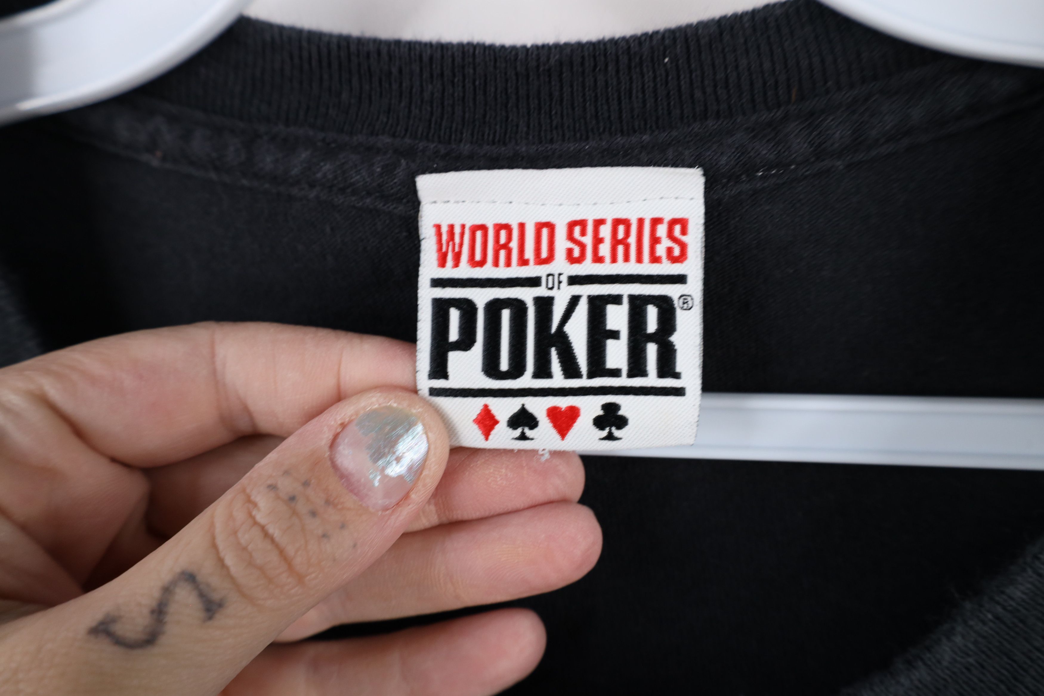 Vintage Vintage Y2K World Series of Poker Participant T-Shirt Black Size US L / EU 52-54 / 3 - 5 Thumbnail