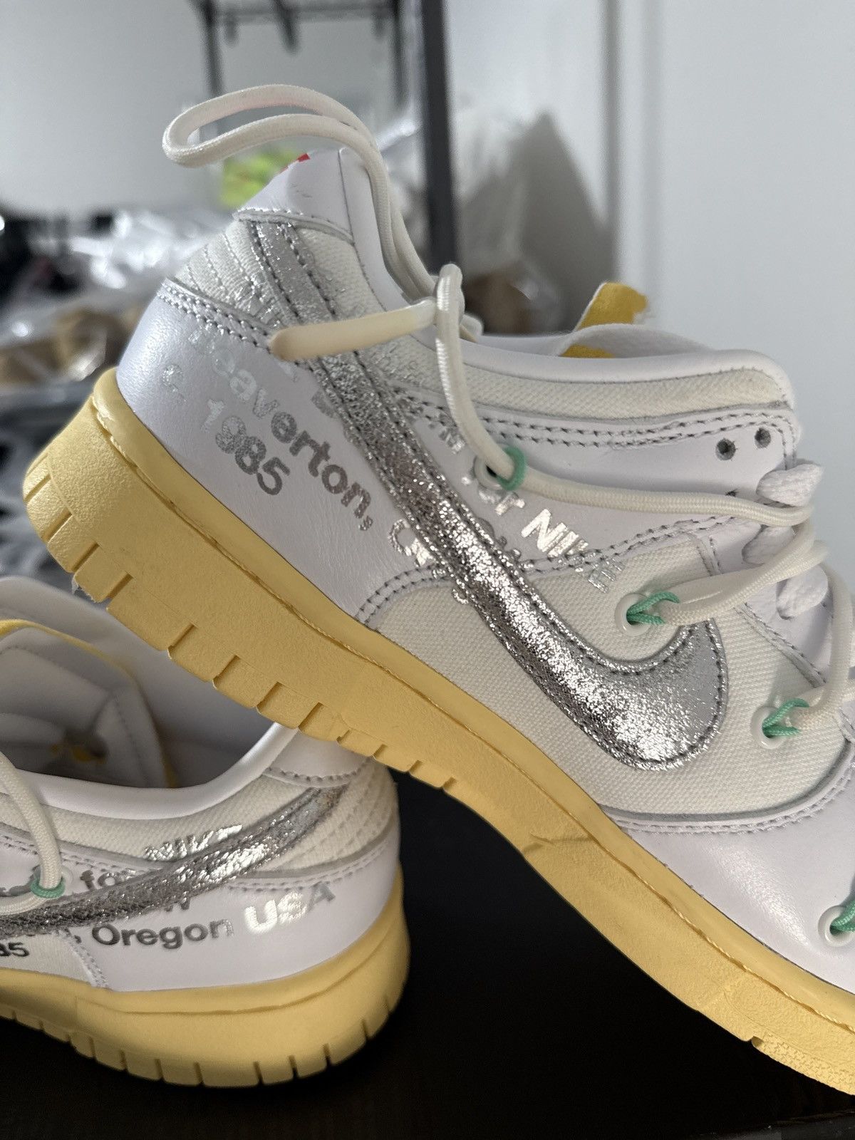 Nike × Off-White Nike Dunk x Off-White Size US 6.5 / EU 39-40 - 17 Thumbnail