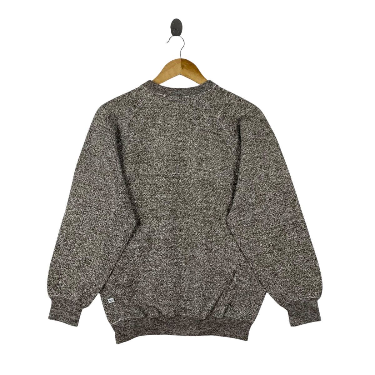 Hang Ten VTG 90s Hang Ten Salt & Pepper Raglan Sweatshirt M Heather Size US M / EU 48-50 / 2 - 2 Thumbnail