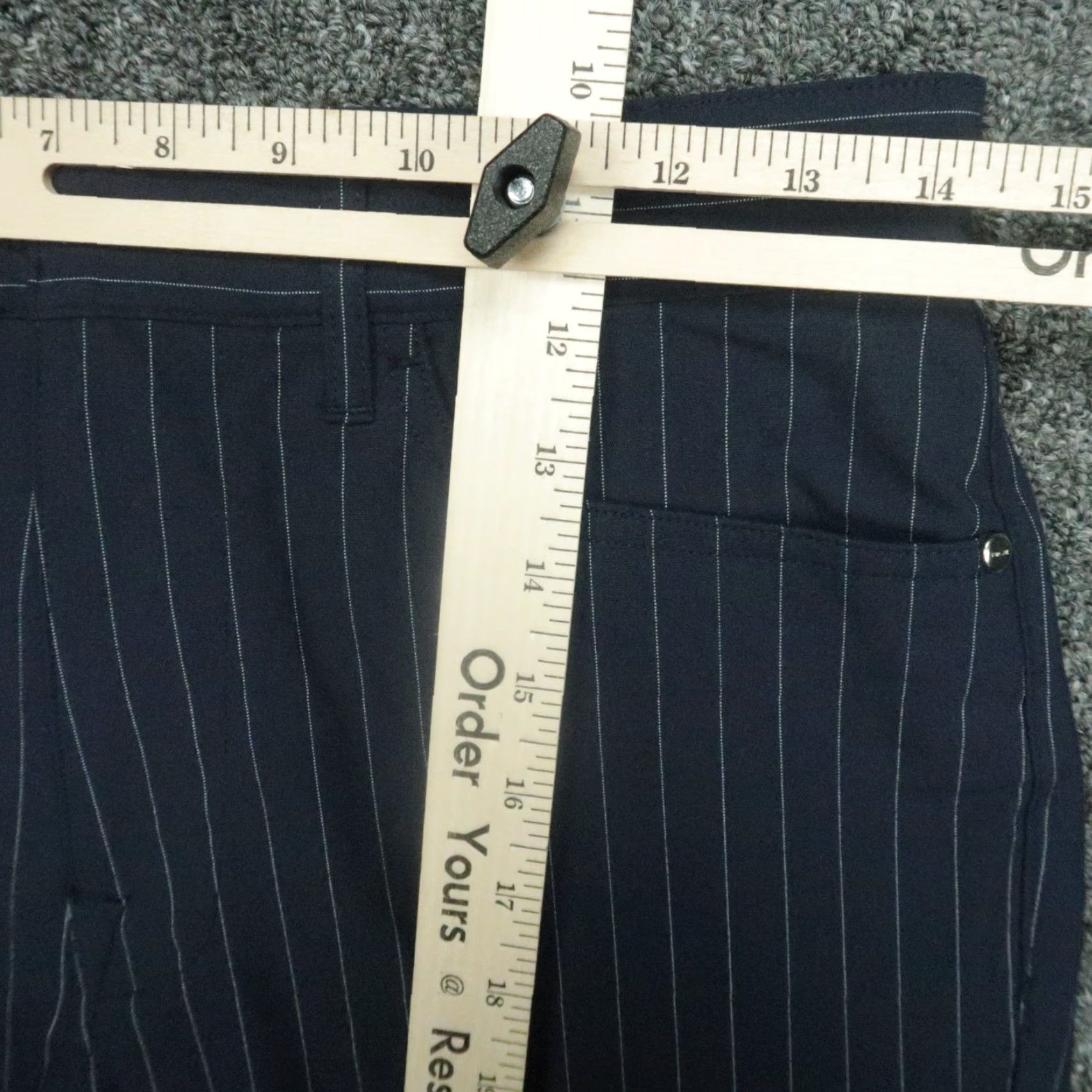 RLX Ralph Lauren RLX Ralph Lauren Pants Men 28x29 Blue Pinstripe Performance Golf Chino Trouser Size US 28 / EU 44 - 7 Thumbnail