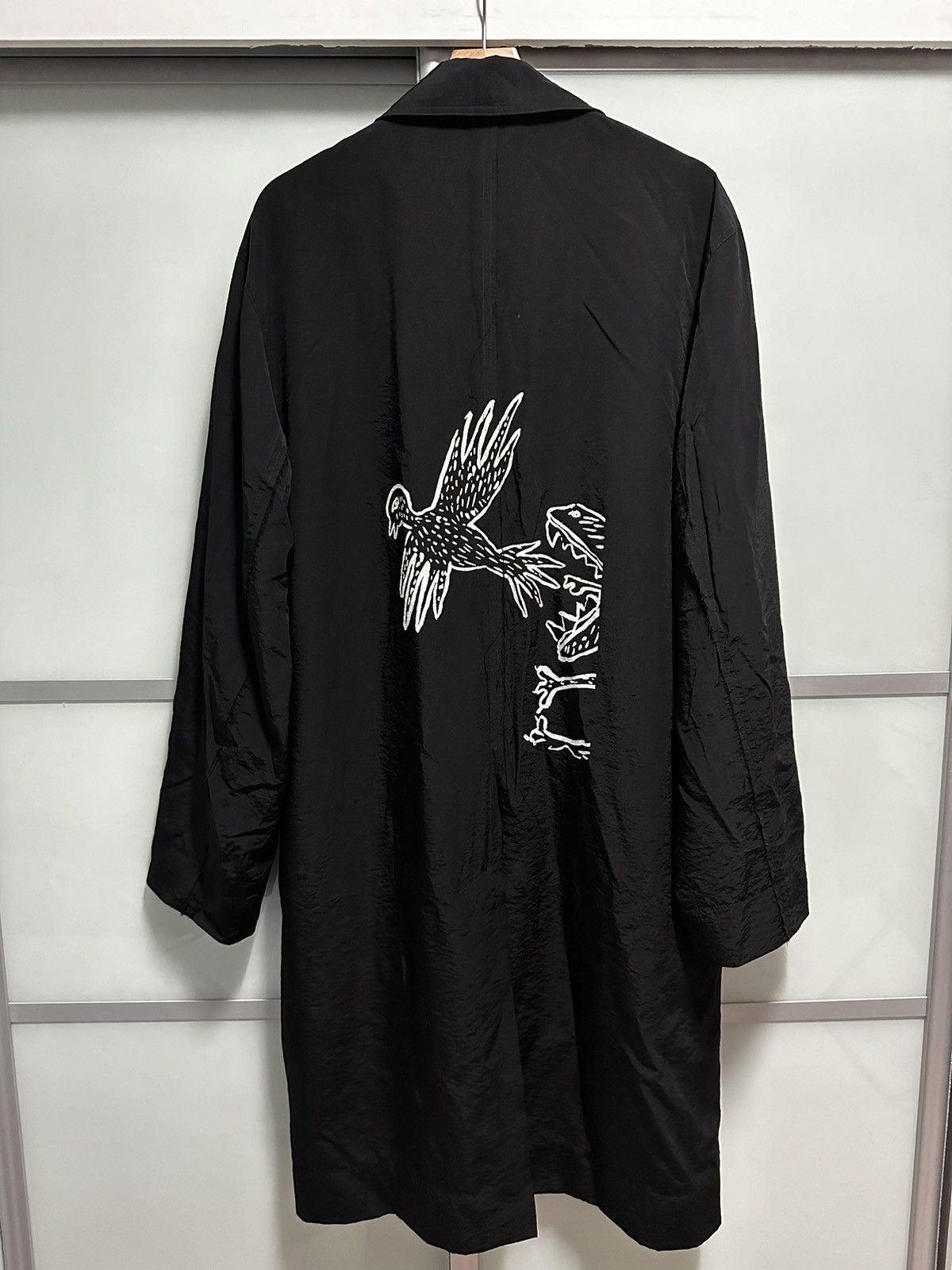 image of Song For The Mute 21.1 Doodle Coat in Black, Men's (Size Medium)