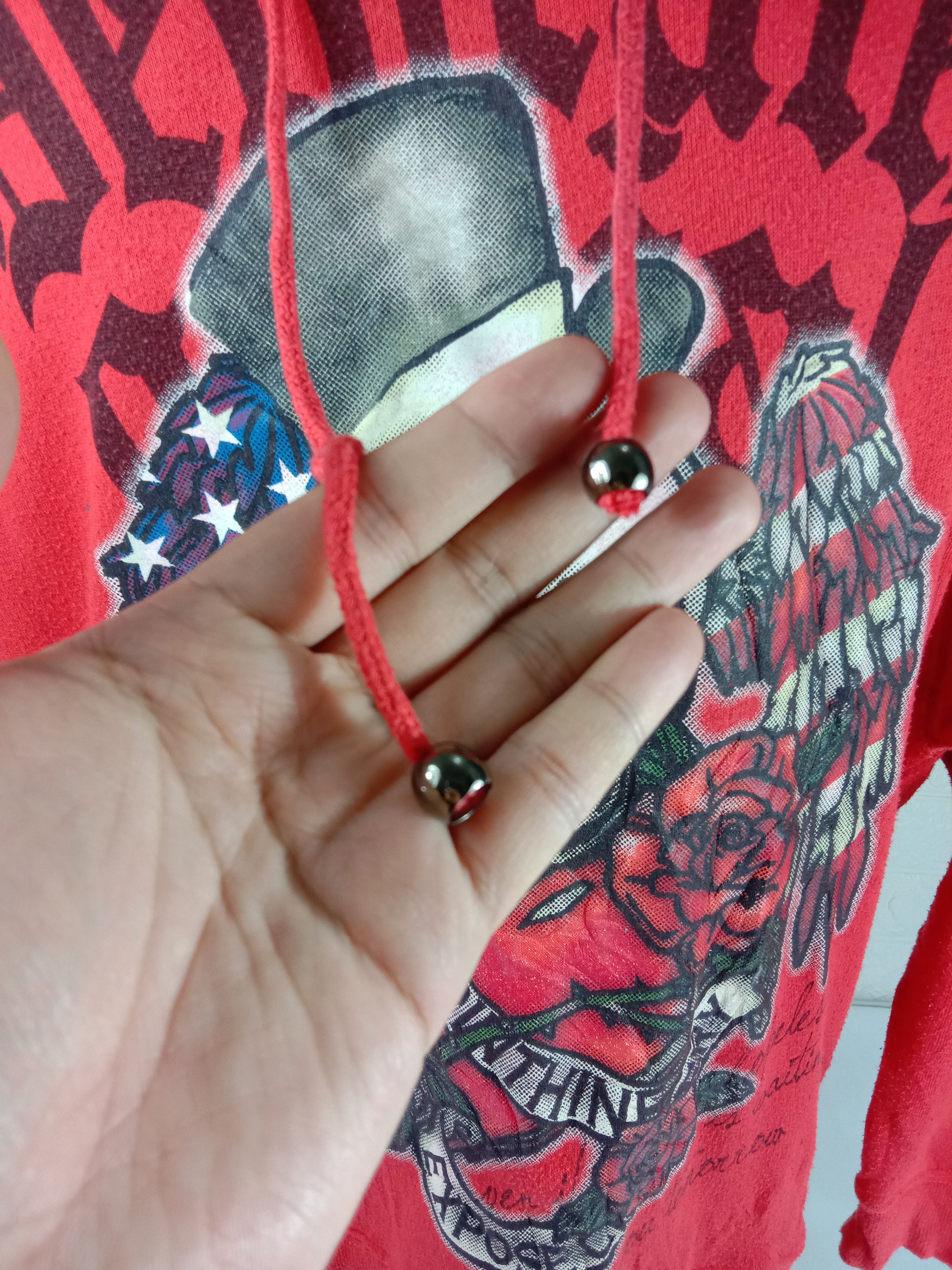 Vintage Vintage American Punk Skull Galyge Hoodie Sweatshirt Size US L / EU 52-54 / 3 - 7 Thumbnail