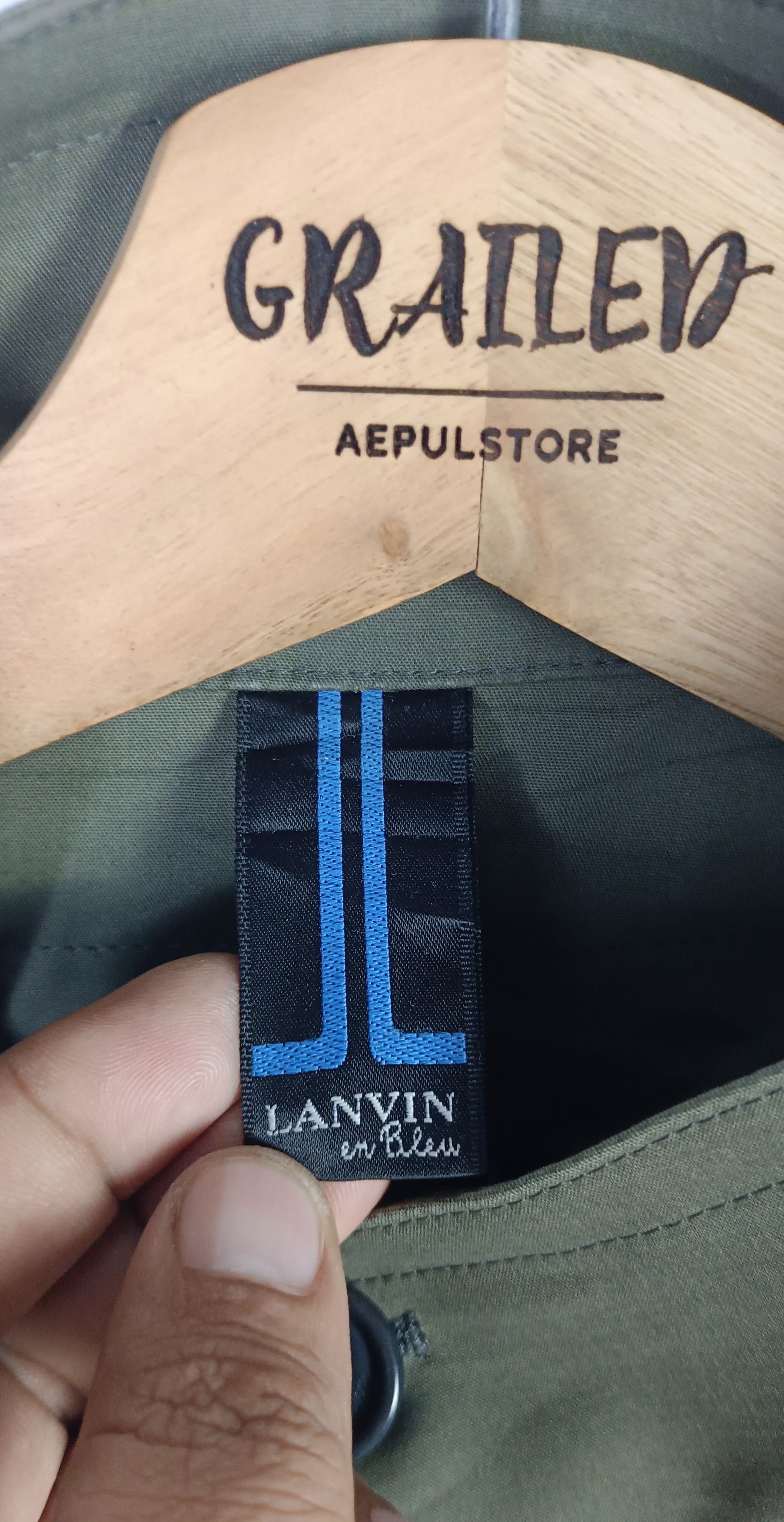 Lanvin Lanvin er Bleu Trench Coat Size US M / EU 48-50 / 2 - 13 Thumbnail
