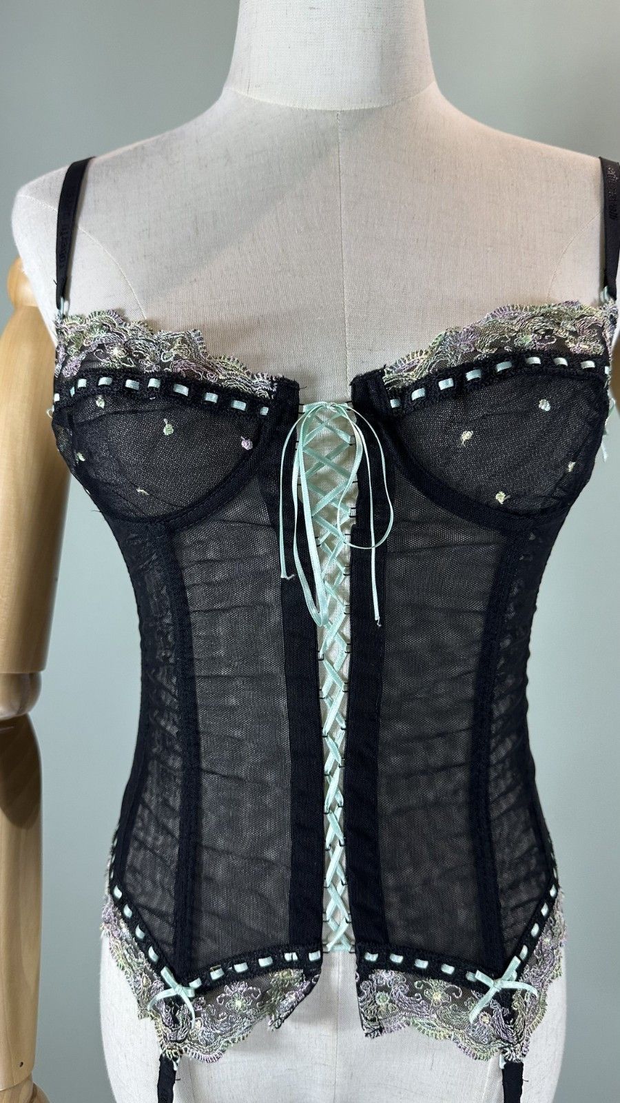 Roberto Cavalli Roberto Cavalli Bustier Lingeria Corset Ribbons Size 42 Size M / US 6-8 / IT 42-44 - 4 Thumbnail