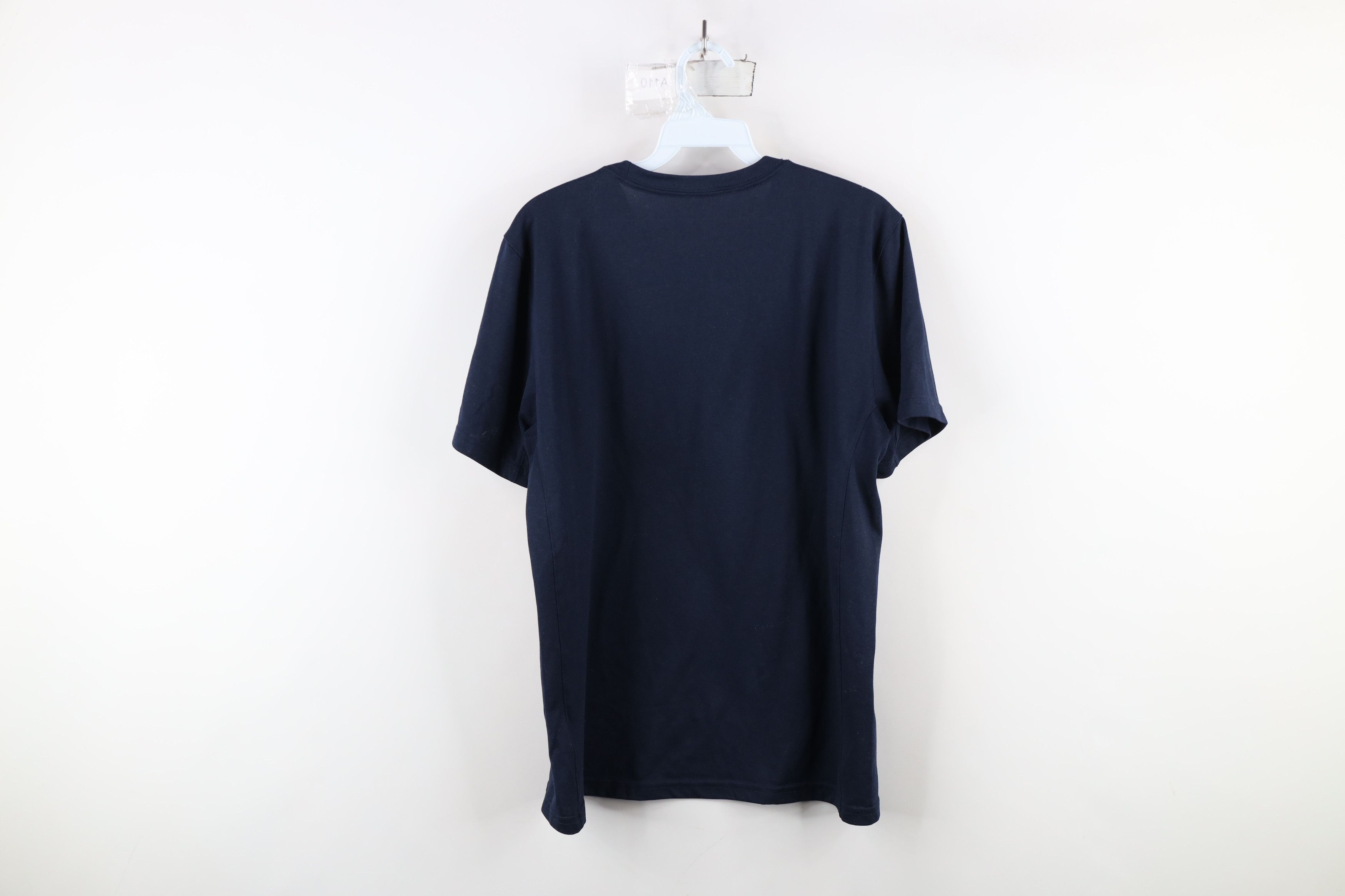 Nike × Vintage Y2K Nike Travis Scott Mini Swoosh Running Gym T-Shirt Blue Size US M / EU 48-50 / 2 - 10 Thumbnail