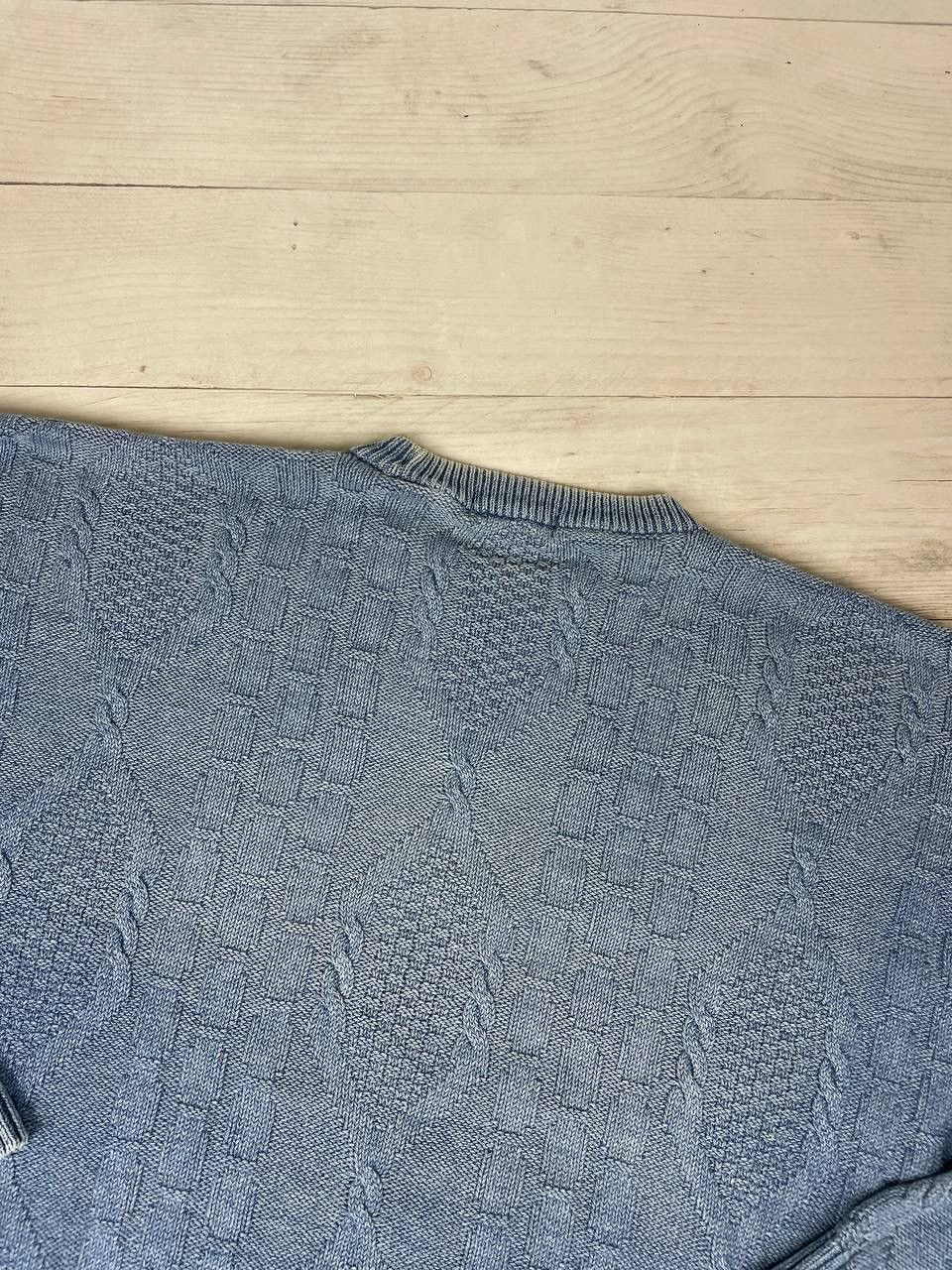 Burberry Vintage Burberrys Blues Knit Sweater Big Logo Men Size XL Size US XL / EU 56 / 4 - 13 Thumbnail