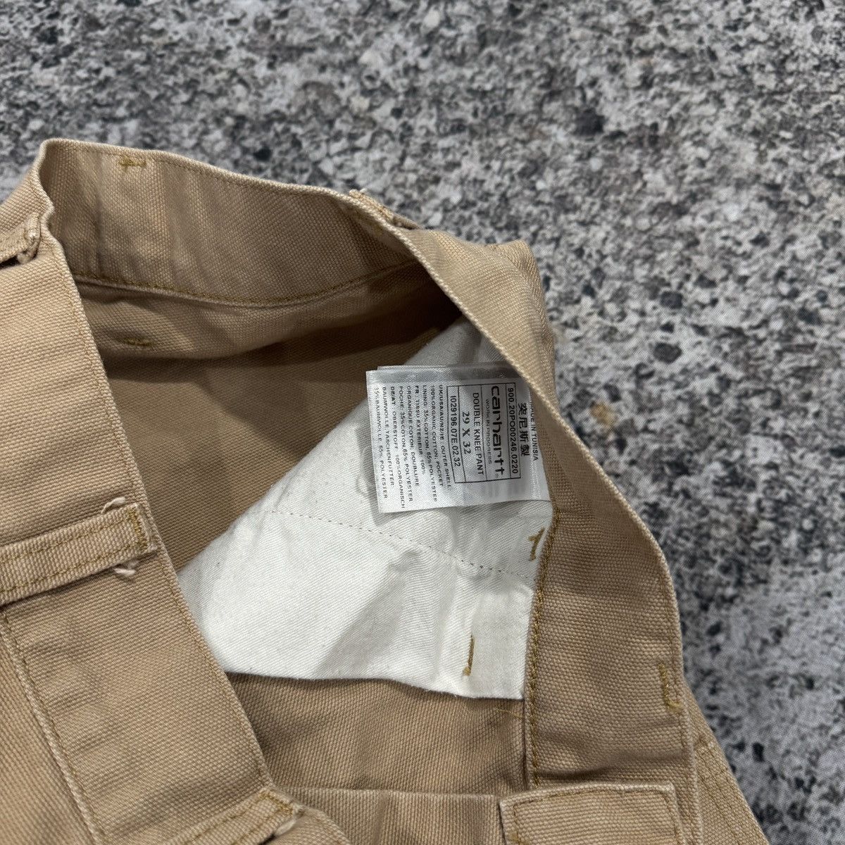 Carhartt Carhartt WIP Tan Double Knee Carpenter Pants Size US 29 - 5 Thumbnail