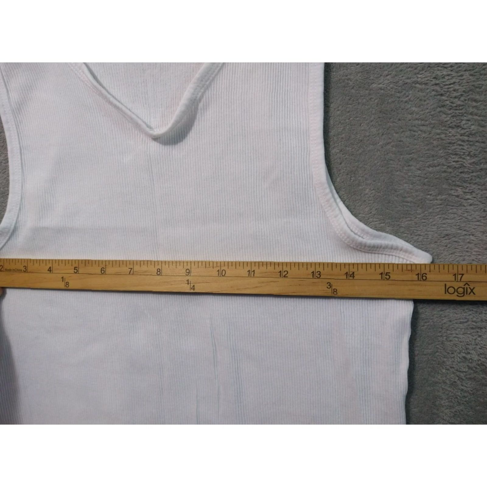 True Religion True Religion Tank Top Womens XL White Sleeveless Cotton Casual Stretch Size XL / US 12-14 / IT 48-50 - 4 Thumbnail