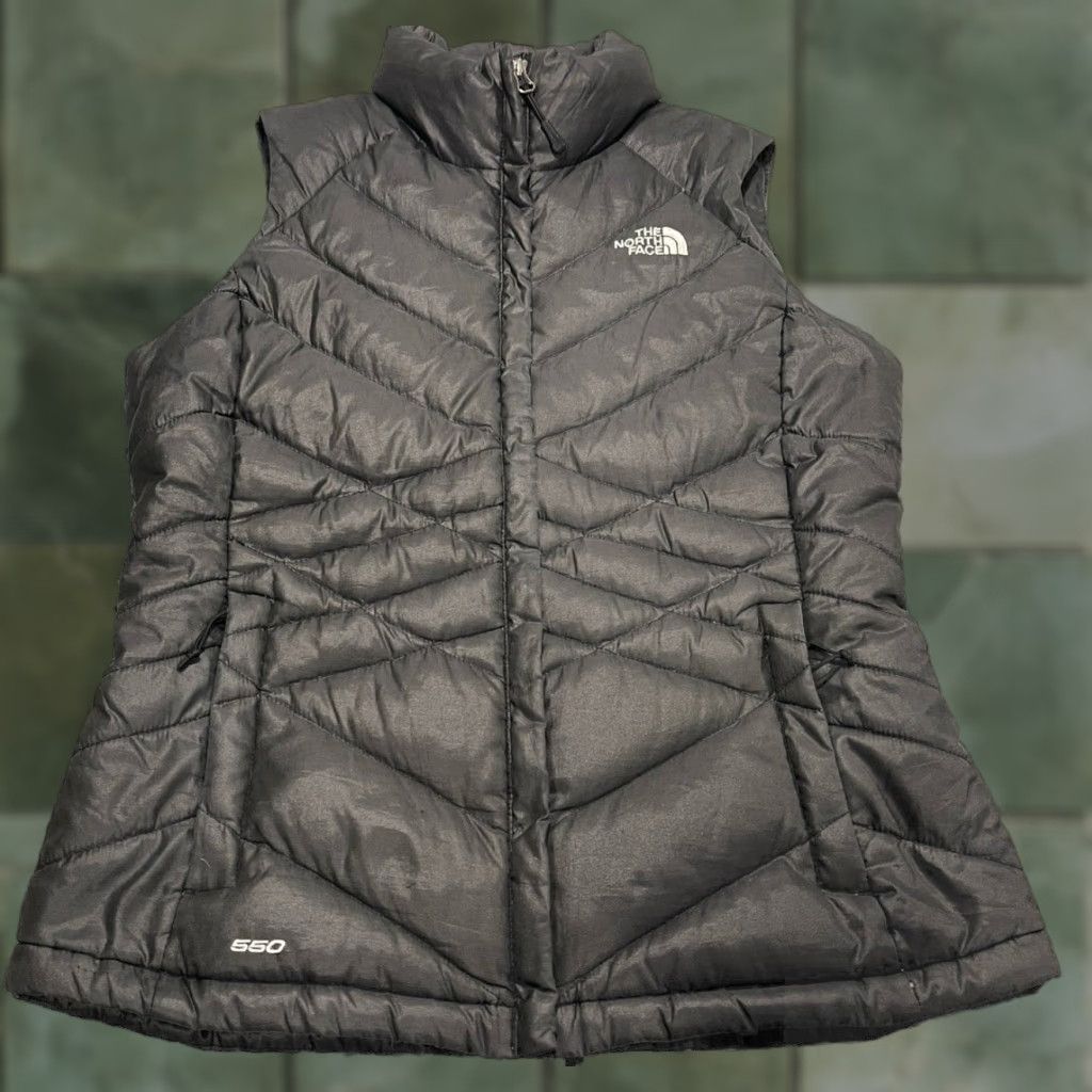 The North Face The North Face Vest Medium Gray 550 Down Filled Puffer Womens Size M / US 6-8 / IT 42-44 - 1 Thumbnail