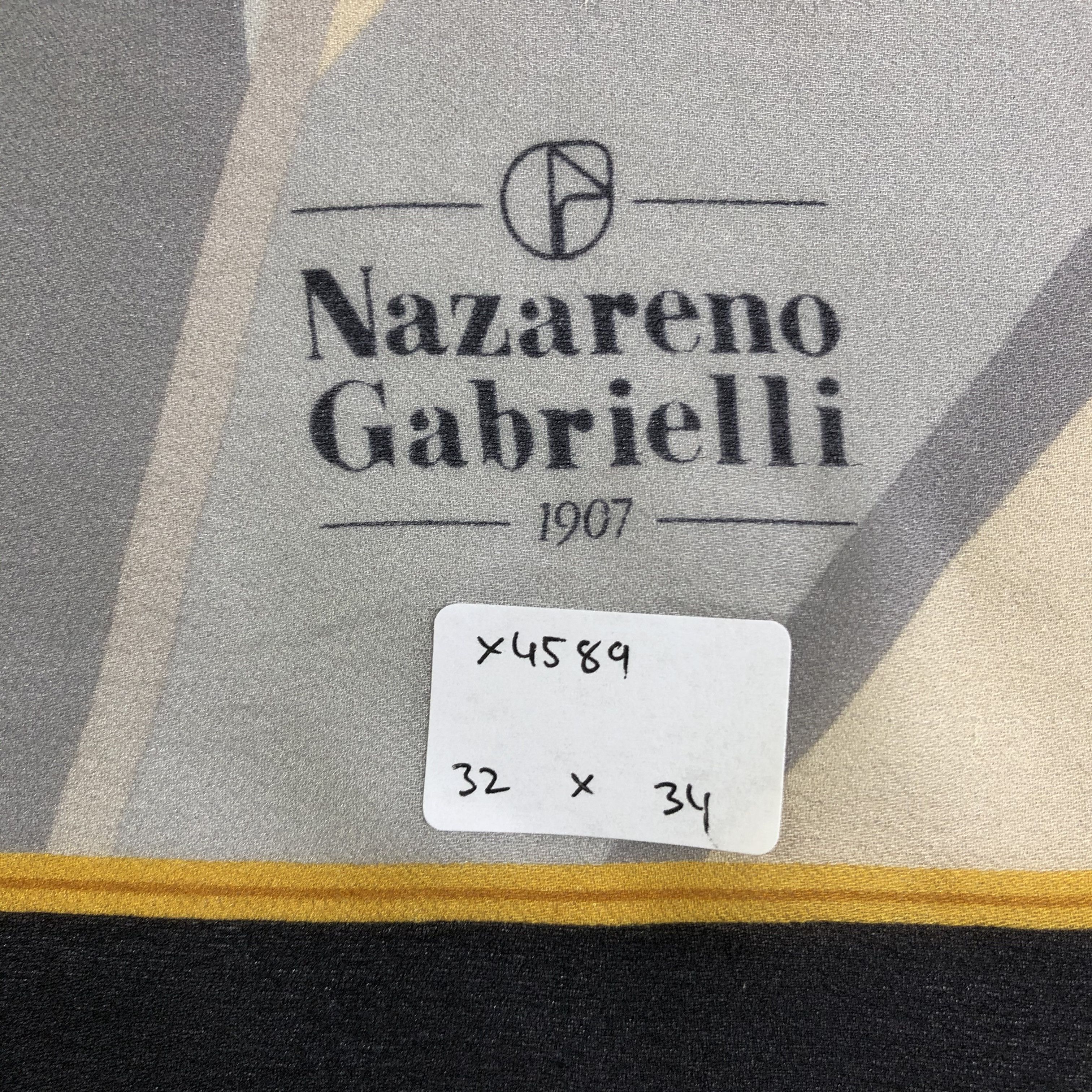Nazareno Gabrielli × Vintage Vintage Nazareno Gabrielli Silk Scarf Size ONE SIZE - 7 Thumbnail