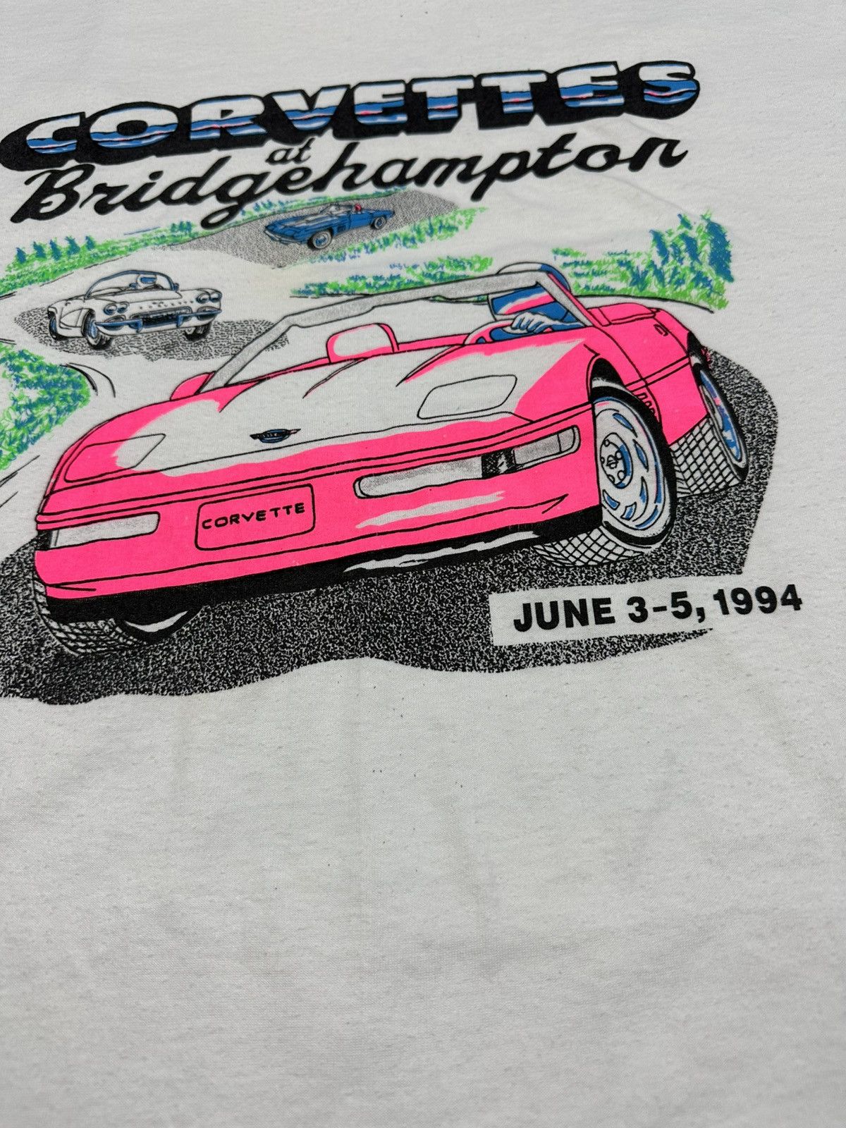 Hanes Vintage Chevy Corvette Bridgehampton Single Stitch T-Shirt Size US XL / EU 56 / 4 - 5 Thumbnail