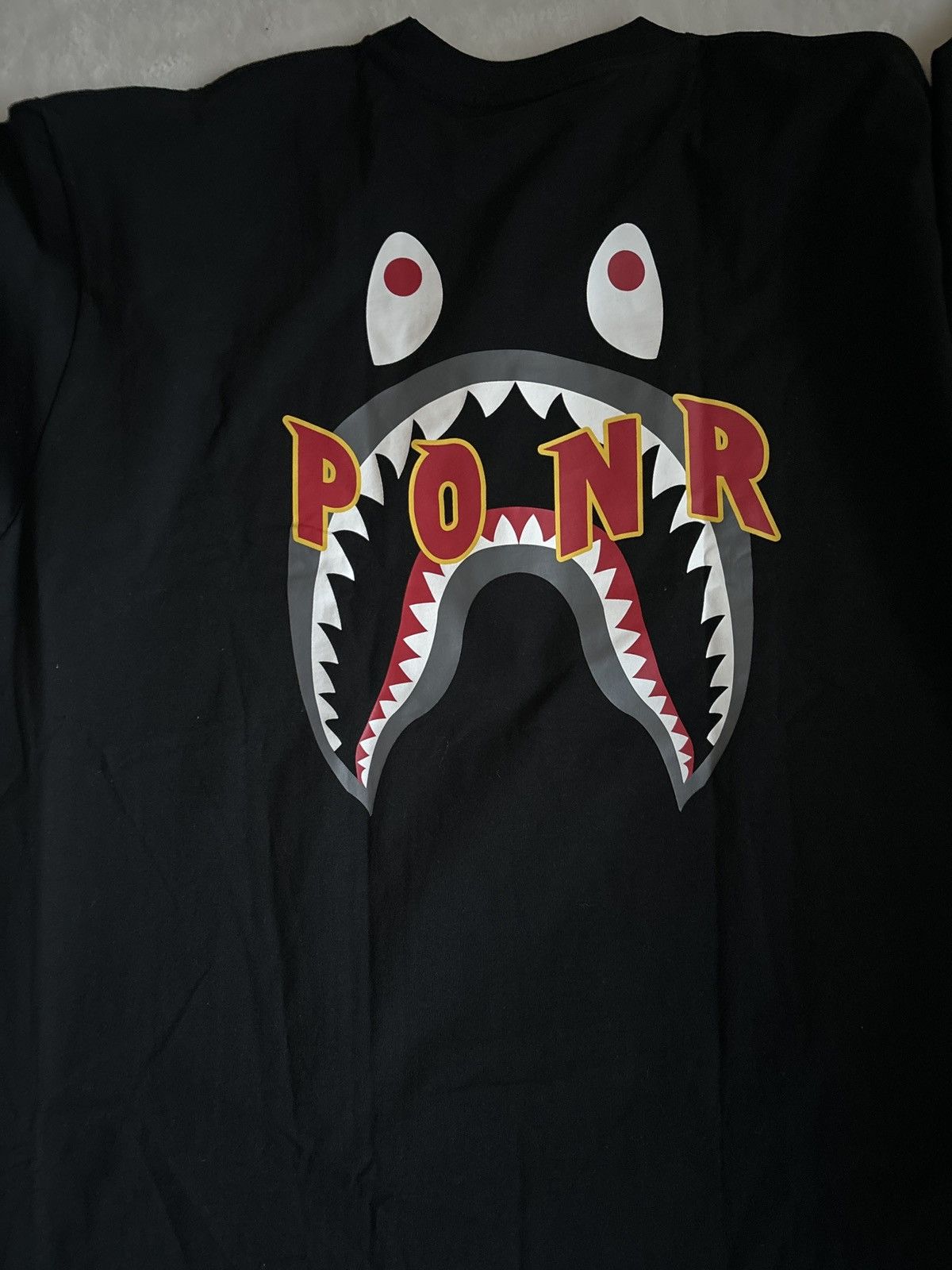 Bape PONR Shark Tee Size US XXL / EU 58 / 5 - 2 Thumbnail