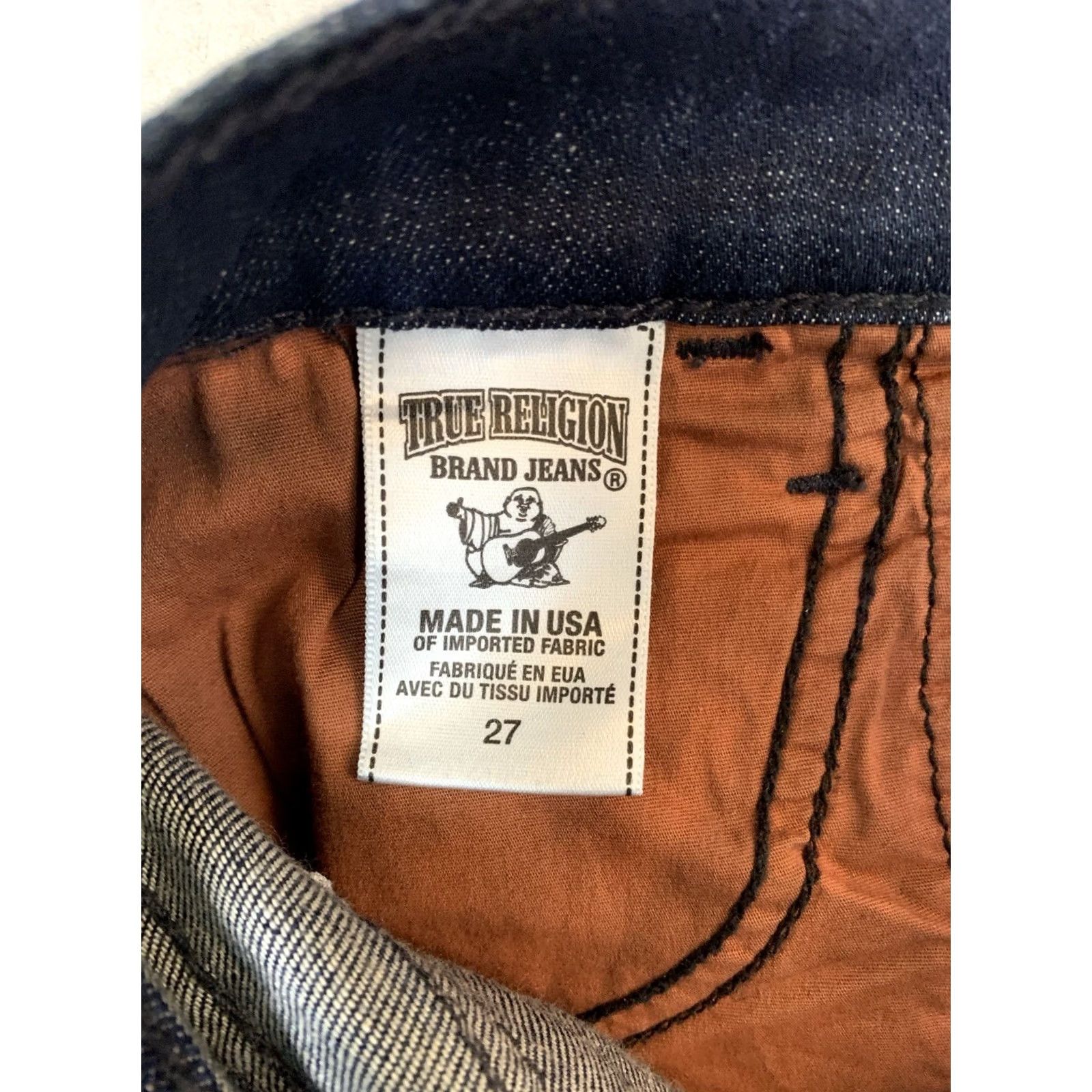 True Religion True Religion Jeans Womens 27 Blue Becca Mid Rise Boot Cut Flap Pocket Y2K Jeans Size 27" / US 4 / IT 40 - 7 Thumbnail