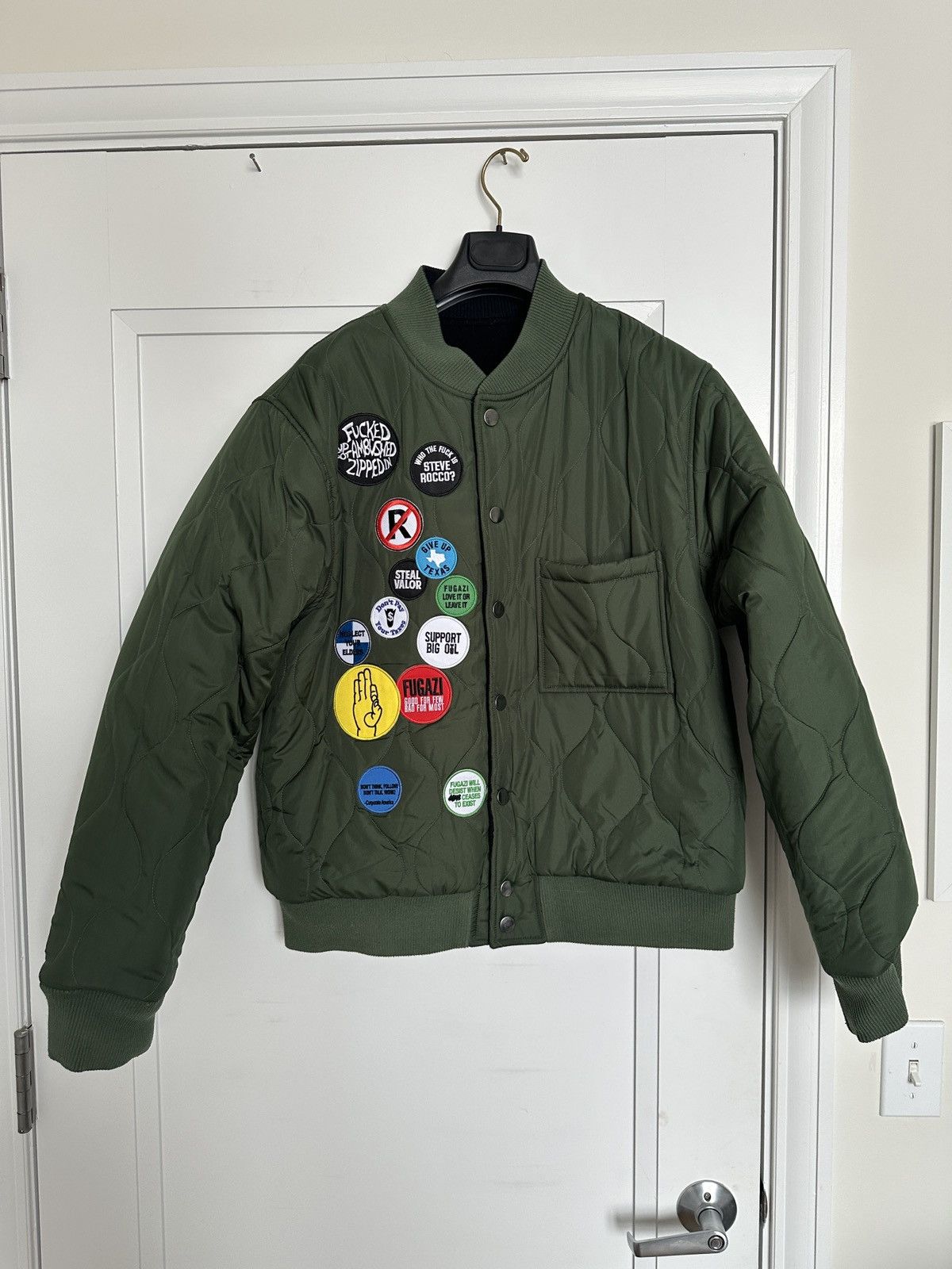 Fugazi "VEBLEN" REVERSIBLE VARSITY JACKET Size US L / EU 52-54 / 3 - 8 Thumbnail