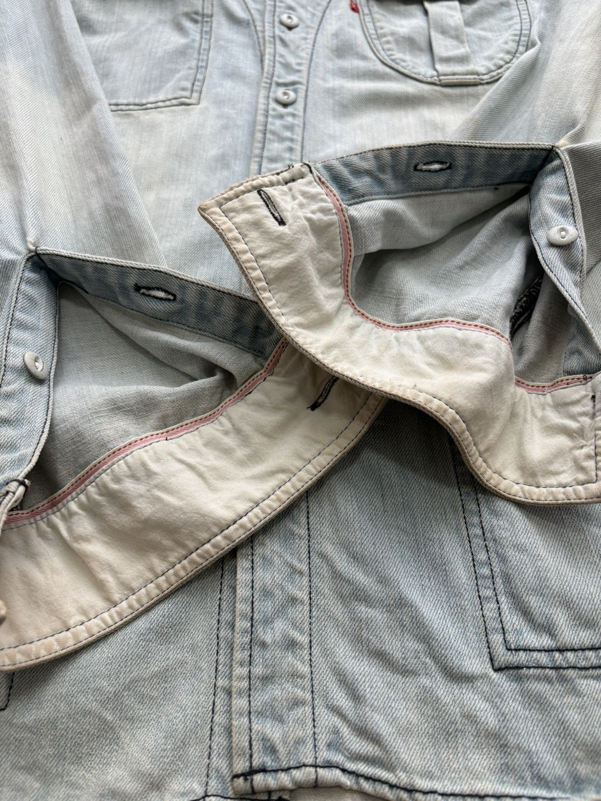Levi's Levi’s Hooded Classic Worker Shirt Jacket Light Wash M Size US M / EU 48-50 / 2 - 7 Thumbnail