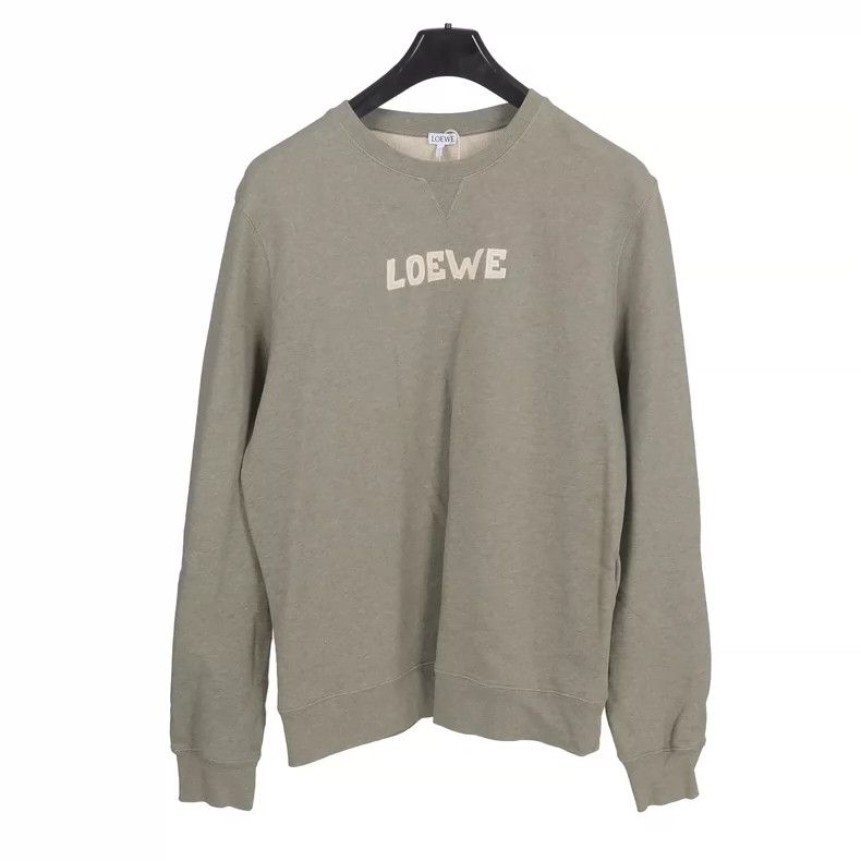 Loewe Loewe Letter cotton sweater Size L / US 10 / IT 46 - 1 Thumbnail
