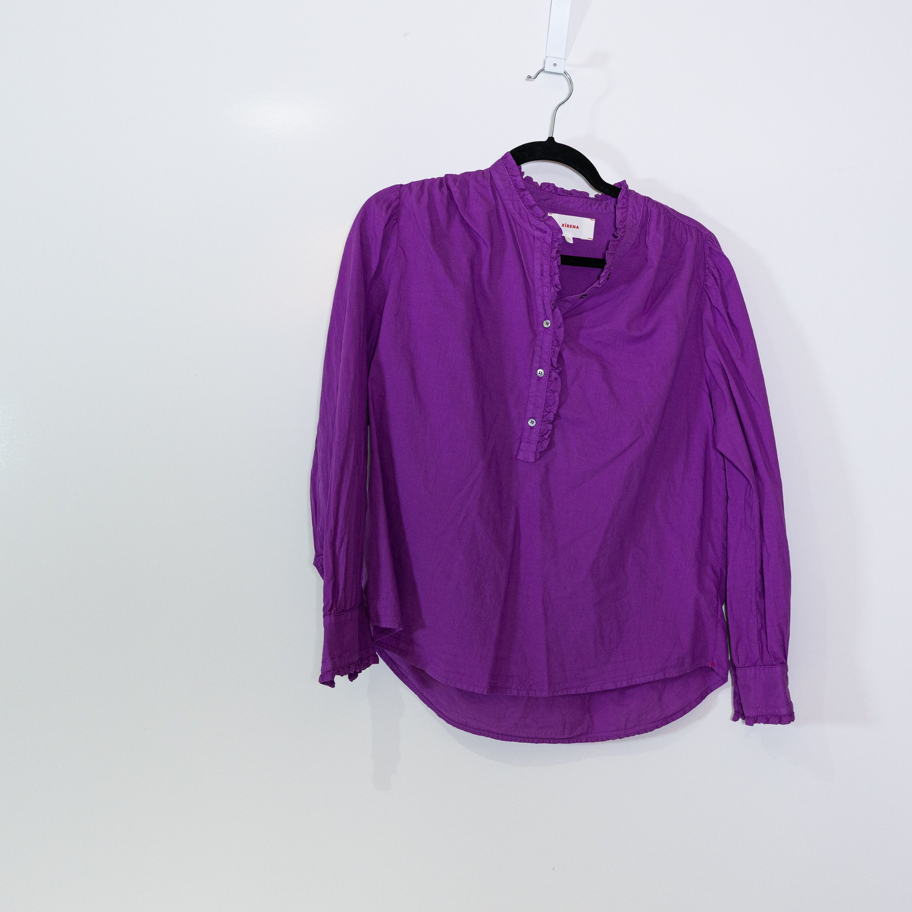 Xirena Xirena Emilia Cotton Poplin Ruffle Detail Size XS / US 0-2 / IT 36-38 - 1 Thumbnail