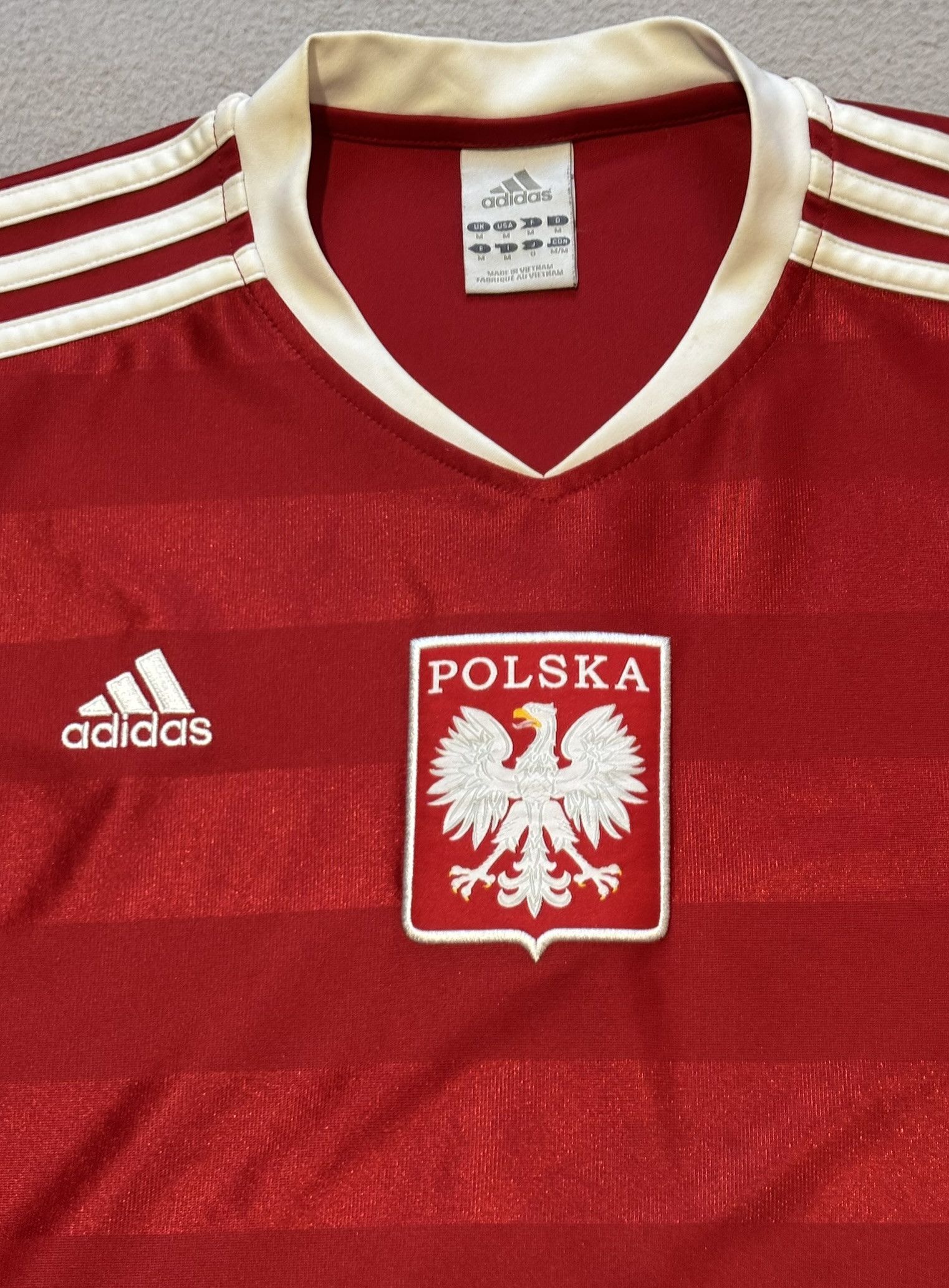 Adidas Poland 1986 Adidas 2012 Football Jersey Size M Size US M / EU 48-50 / 2 - 6 Thumbnail