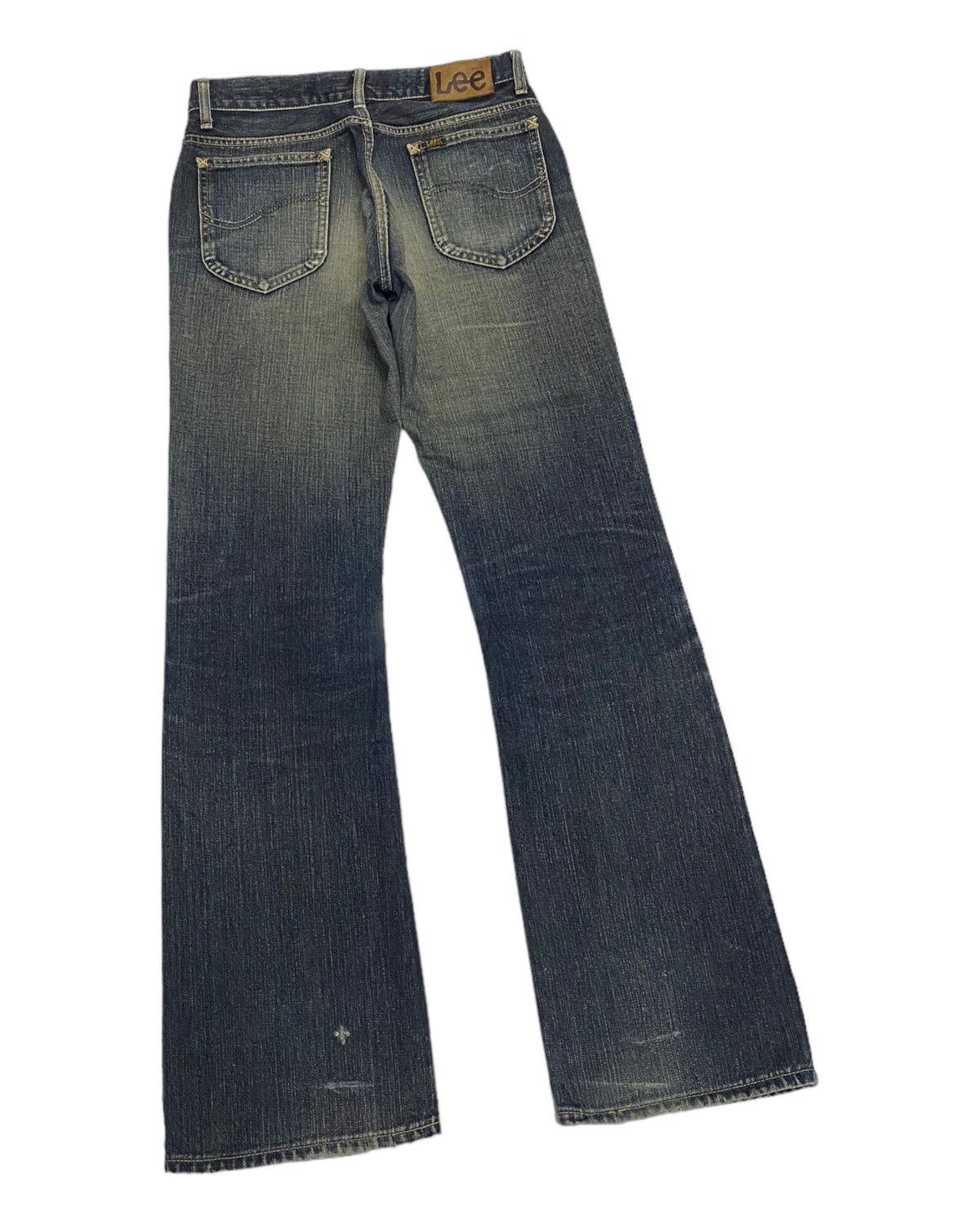 If Six Was Nine FLARE JEANS🔥VTG LEE RIDERS RUSTY DISTRESSED DENIM BOOTCUT Size US 29 - 6 Thumbnail