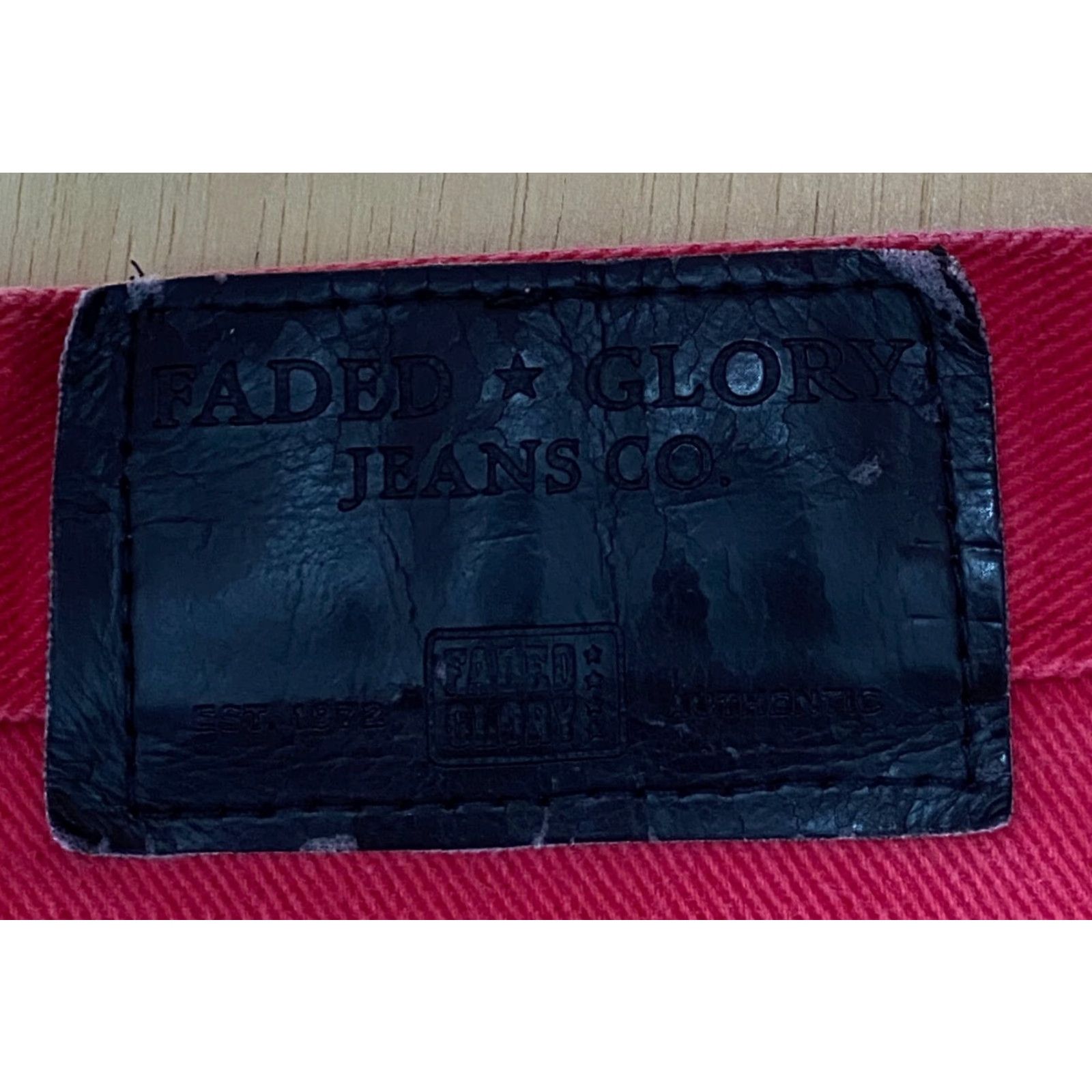Faded Glory Vintage Faded Glory Jeans Women 14P Pink Red Mom USA Baggy Y2K 5-Pocket Denim 100% Cotton High Rise Inseam 28 in Vintage: Yes US Made Shirt? Size 30" / US 8 / IT 44 - 3 Thumbnail
