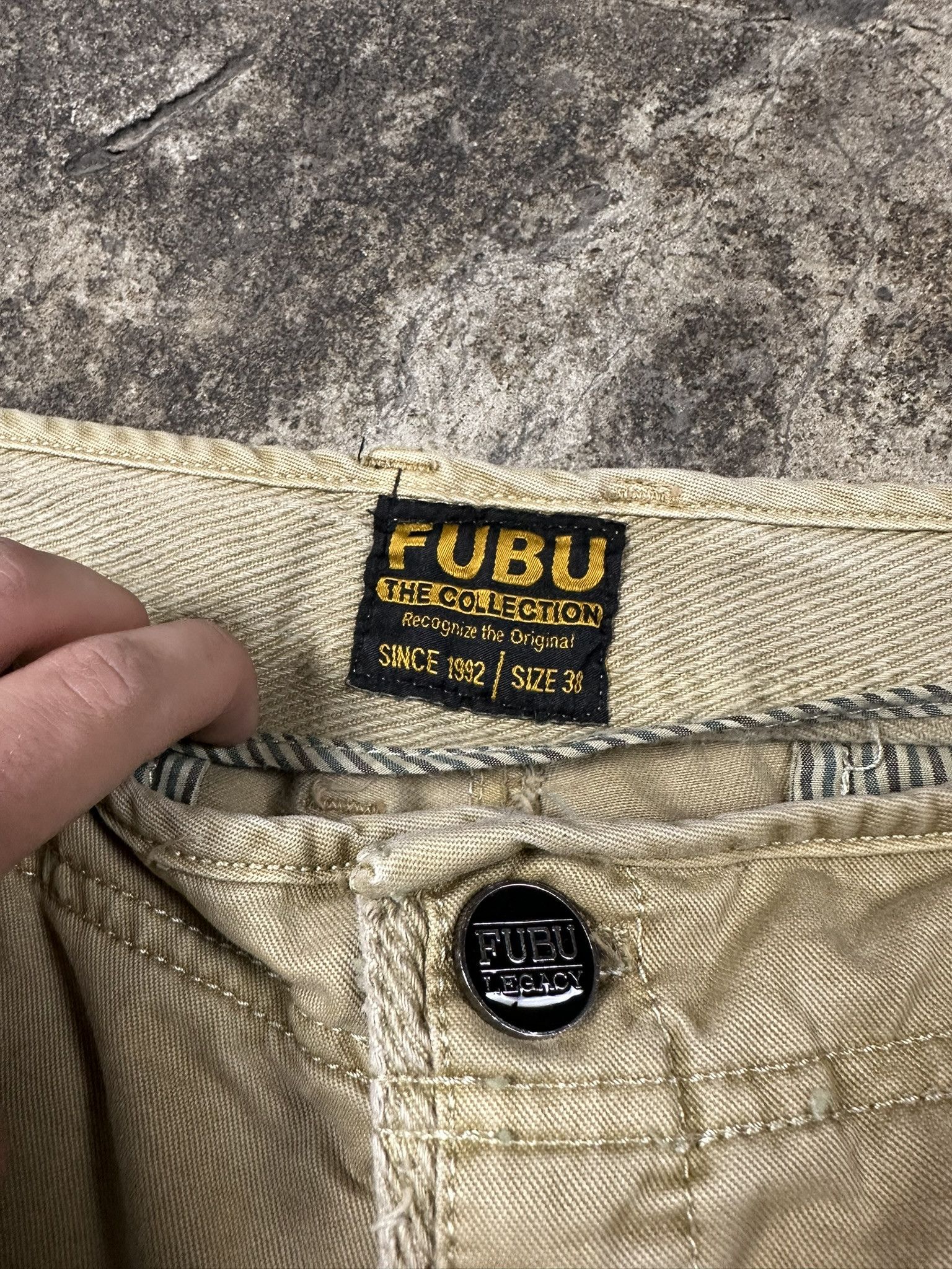 Fubu Vintage Y2k FUBU Cargo Hiphop Rap Shorts 2000s Size US 38 / EU 54 - 5 Thumbnail