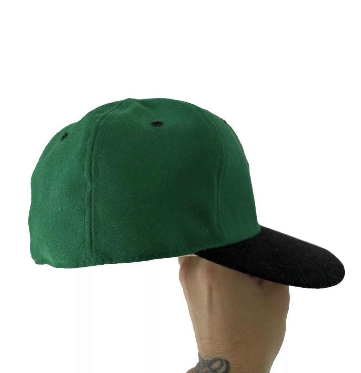 NFL × New Era × Vintage VTG 90s RARE Philadelphia Eagles New Era 7 1/4 Fitted Hat Size ONE SIZE - 2 Thumbnail