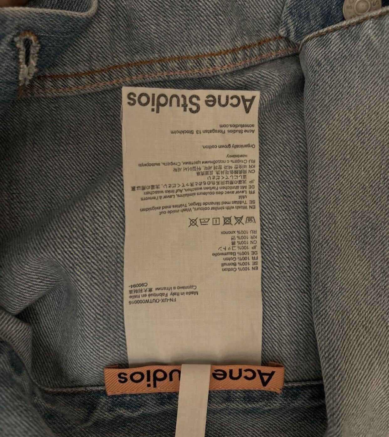 Acne Studios Acne studios Casual denim jacket 2412-Nextarrow Size US M / EU 48-50 / 2 - 5 Thumbnail
