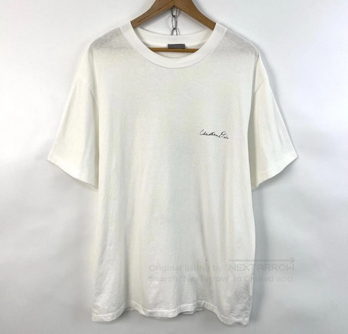 Dior White Lily of the Valley Print Short Sleeve T-Shirt. Size US XL / EU 56 / 4 - 2 Thumbnail