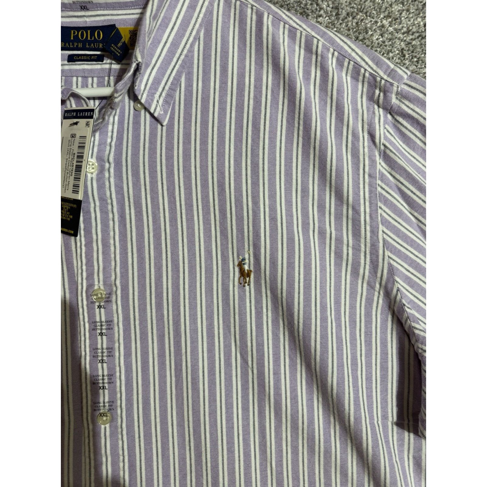 Polo Ralph Lauren Polo Ralph Lauren Button Down Shirt Mens XXL Classic Striped Size US XXL / EU 58 / 5 - 4 Thumbnail