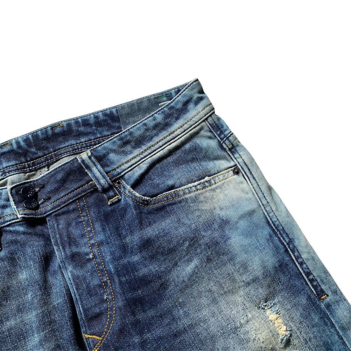 Diesel Diesel Viker R-Box Distressed Jeans Faded Ifsix Lgb Style Size US 32 / EU 48 - 4 Thumbnail