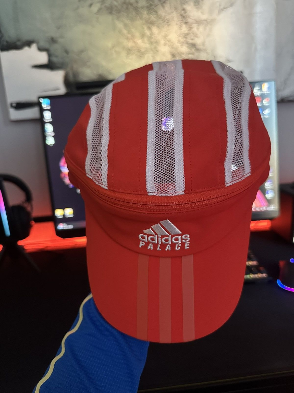 Adidas × Palace PALACE x ADIDAS SUNPAL CAP OS SIZE GL7493 Size ONE SIZE - 2 Thumbnail