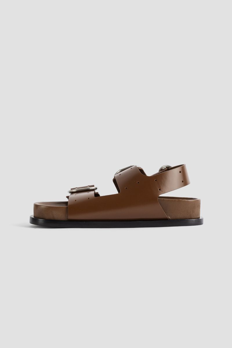 Jil Sander o1mt1gz0625 Flat Sandals in Brown Size US 11 / IT 41 - 4 Thumbnail