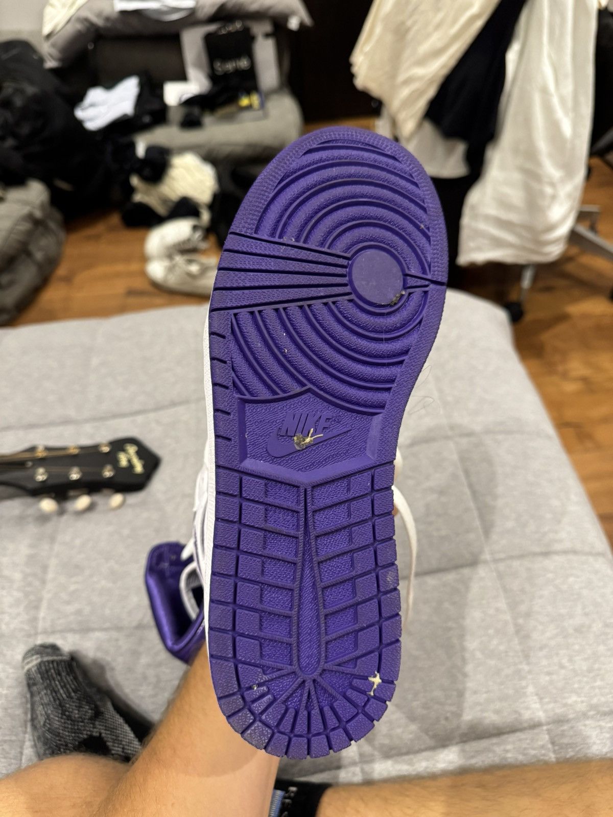 Jordan Brand × Nike AIR JORDAN 1 “COURT PURPLE” Size US 10.5 / EU 43-44 - 5 Thumbnail