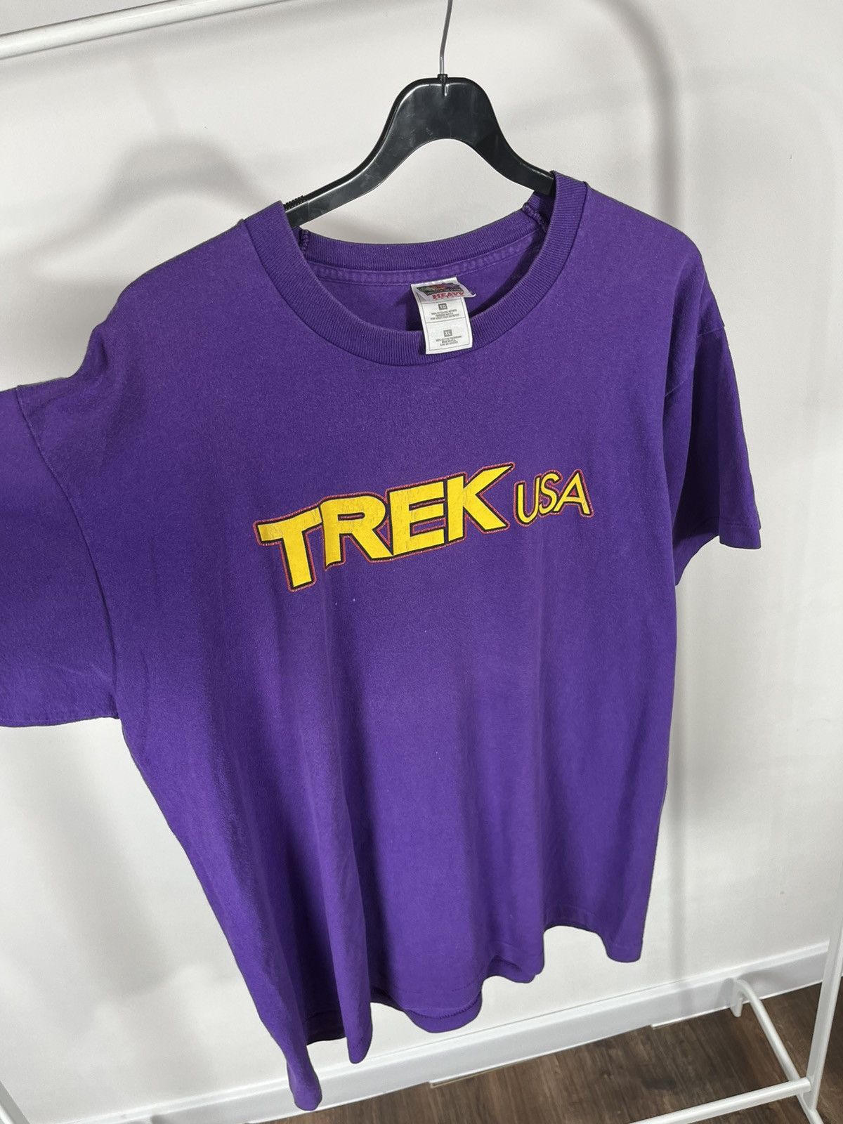 Fruit Of The Loom Vintage Trek USA Purple Tee Fruit of the Loom XL Made in USA Size US XL / EU 56 / 4 - 7 Thumbnail