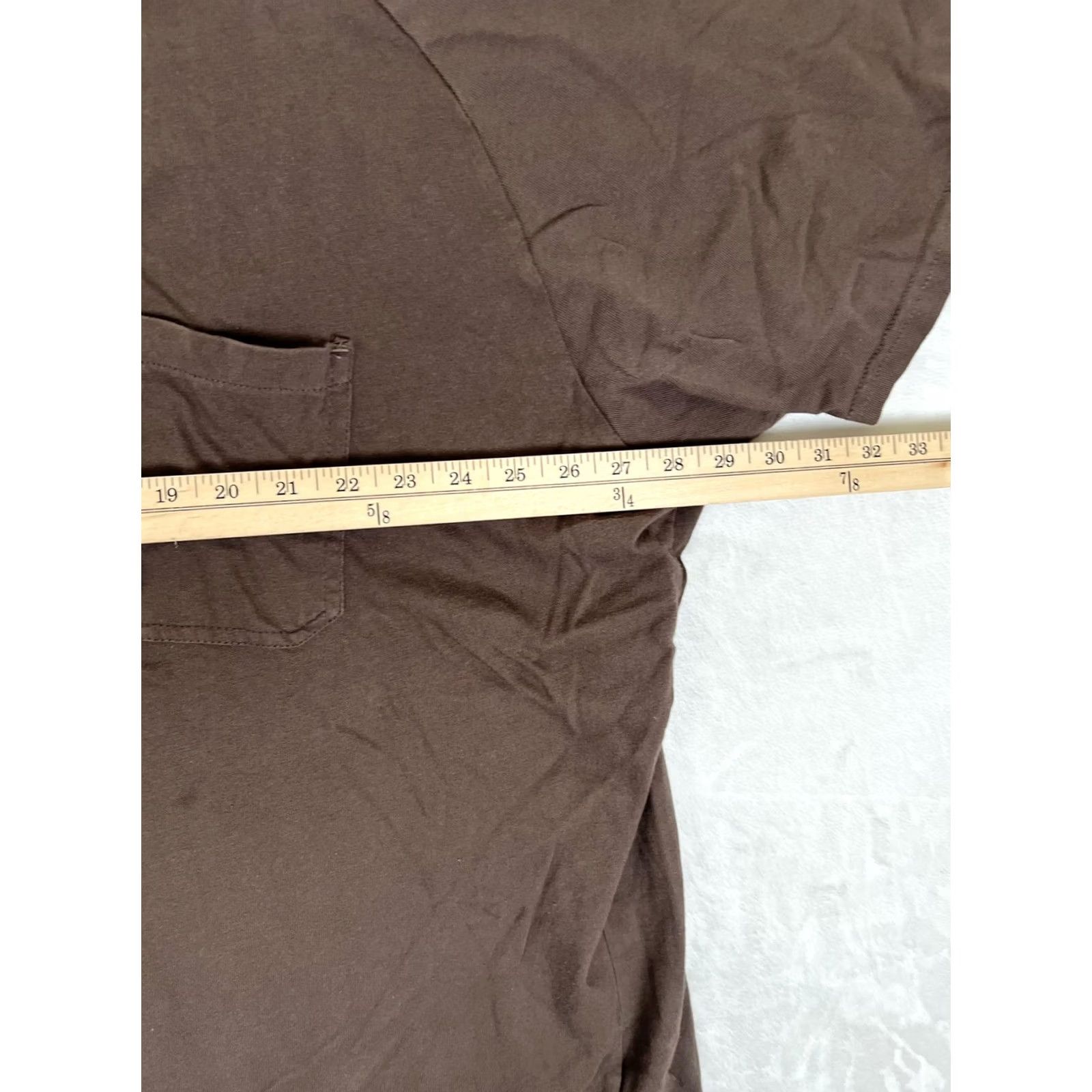 Ariat Ariat Rebar T-Shirt Mens 3XL Brown Pocket Solid Tagless Workwear Crew Neck Shirt Short Sleeve Jersey Cotton Blend Relaxed Mens Size US XXL / EU 58 / 5 - 7 Thumbnail