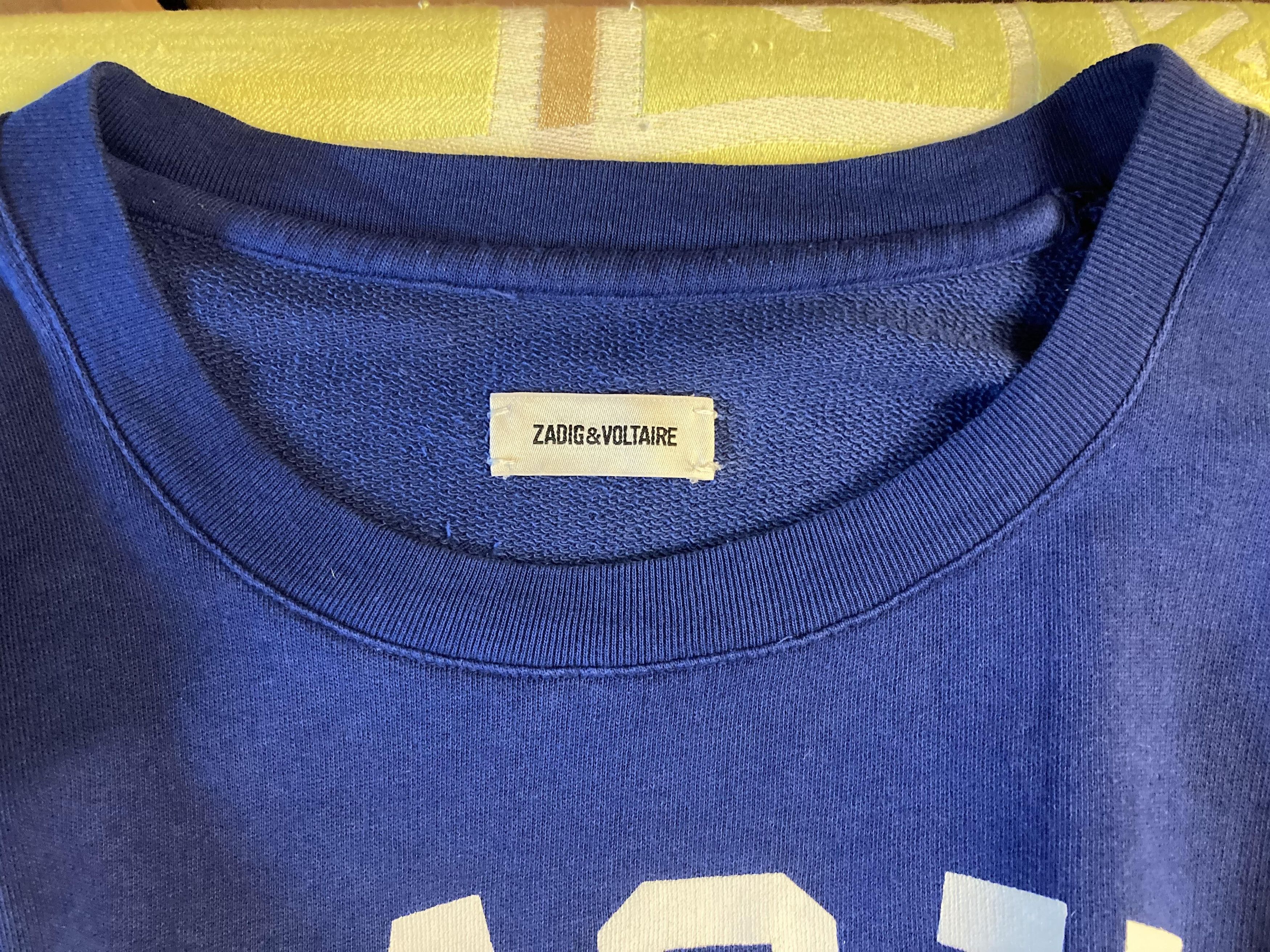 Zadig & Voltaire ZADIG & VOLTAIRE Portland Amour Sweatshirt short sleeve Size S / US 4 / IT 40 - 3 Thumbnail