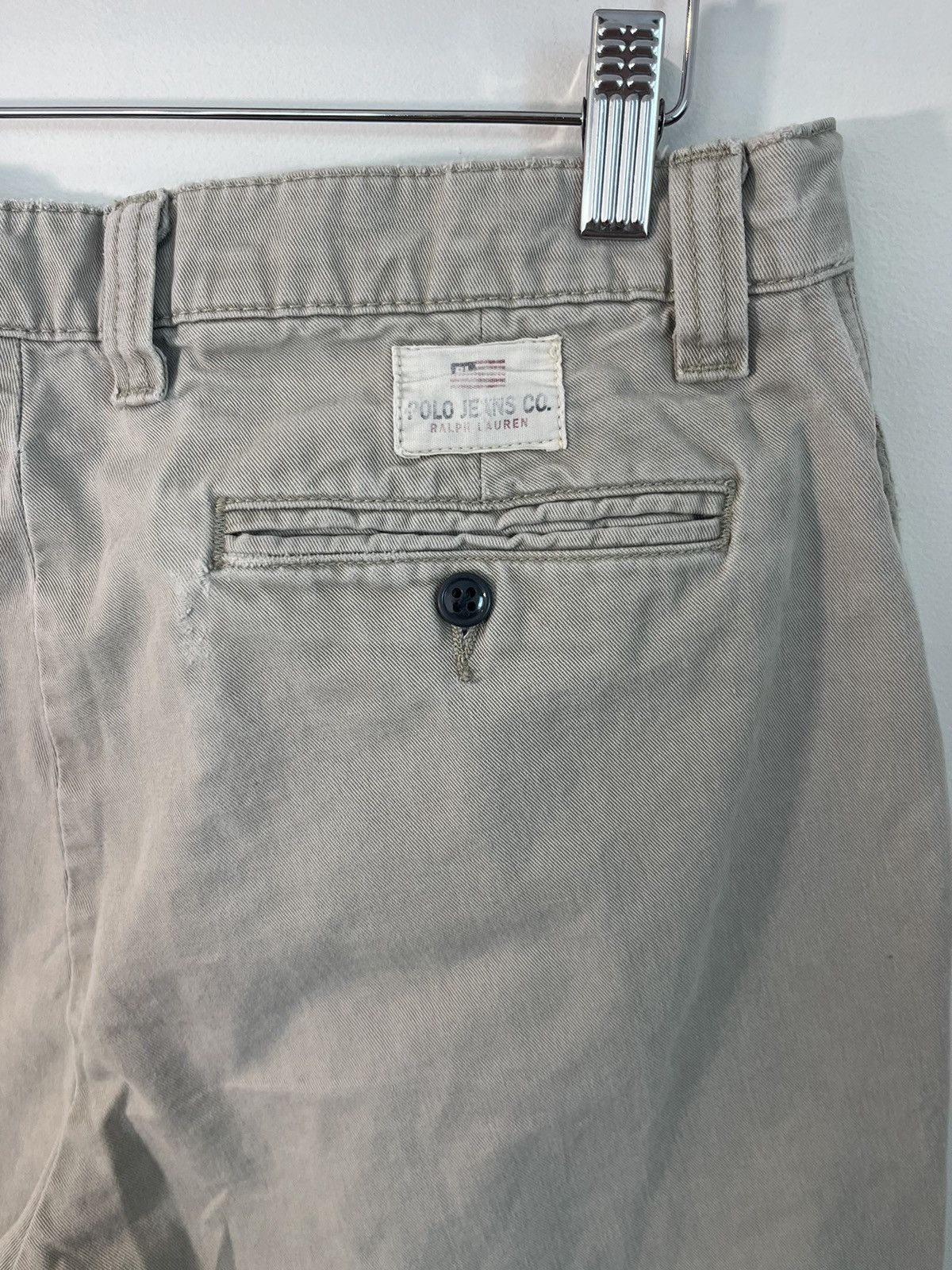 Polo Ralph Lauren Vintage Thrashed Polo Ralph Lauren Wide Leg Pants Size US 33 - 6 Thumbnail