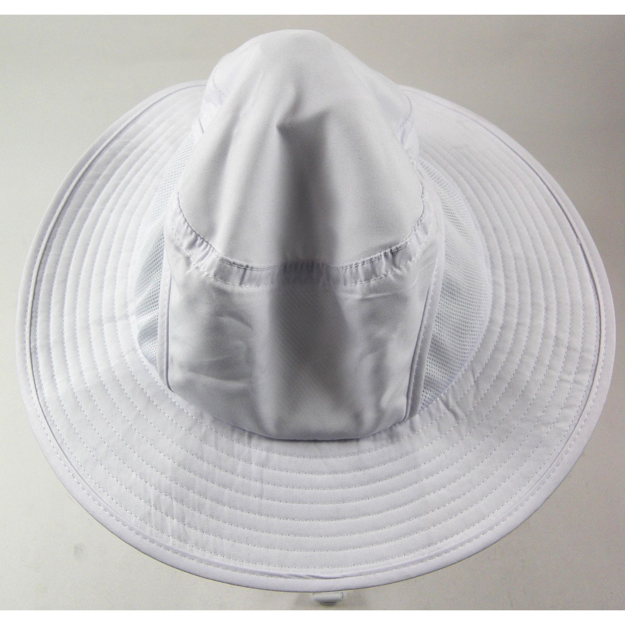 Sonoma Sonoma White Sun Hat Adjustable Neck Strap Size Large NEW Size ONE SIZE - 1 Thumbnail