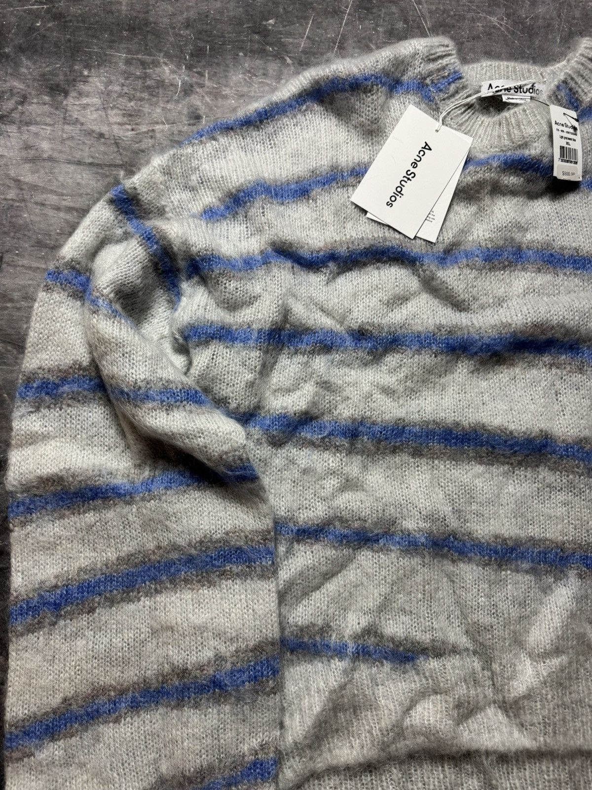 Acne Studios Acne Studios Mohair Striped Sweater Size US XL / EU 56 / 4 - 3 Thumbnail