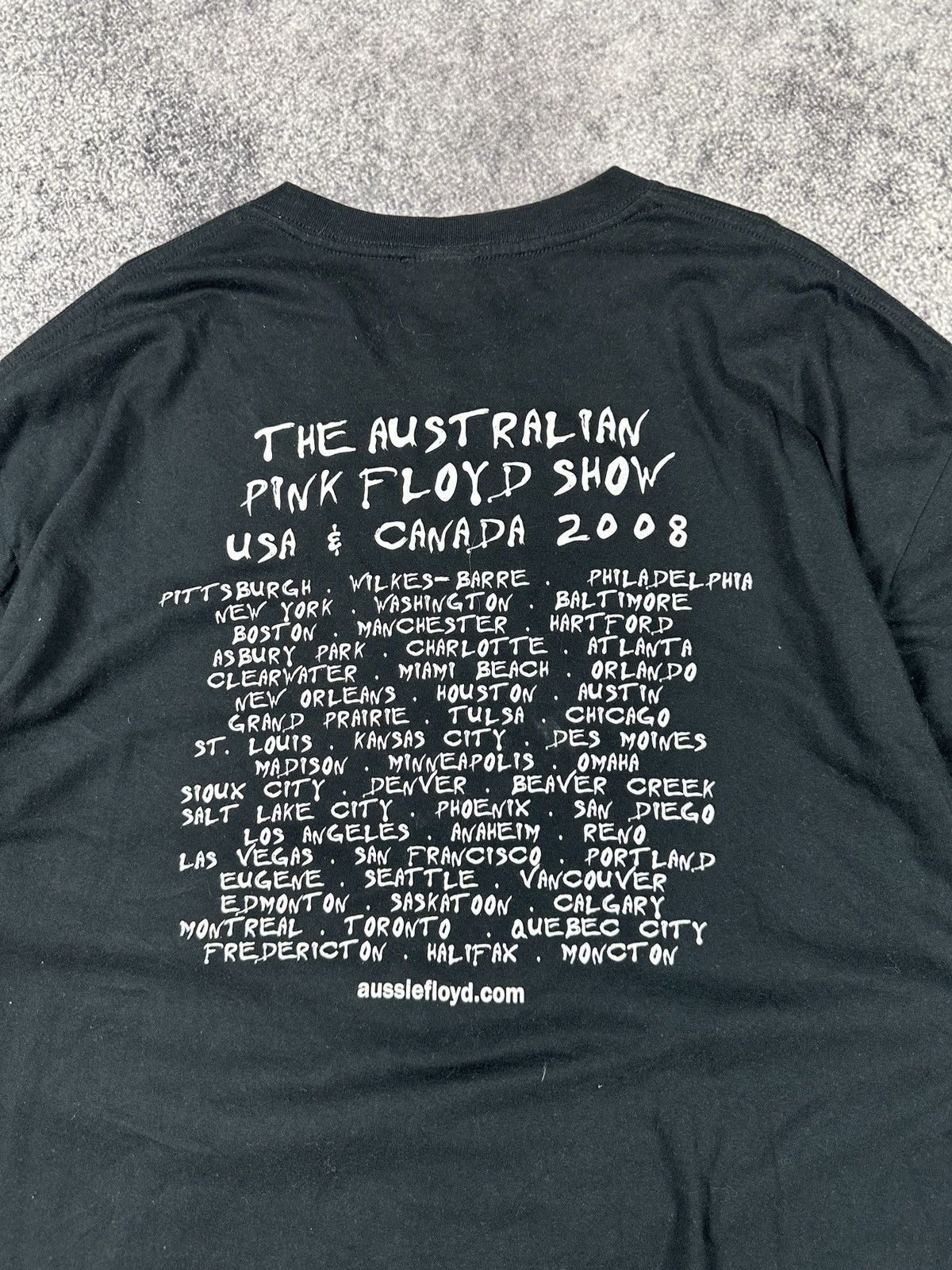Band Tees Australian Pink Floyd Show Bands Tees T-shirt Rock Rare Size US XXL / EU 58 / 5 - 5 Thumbnail