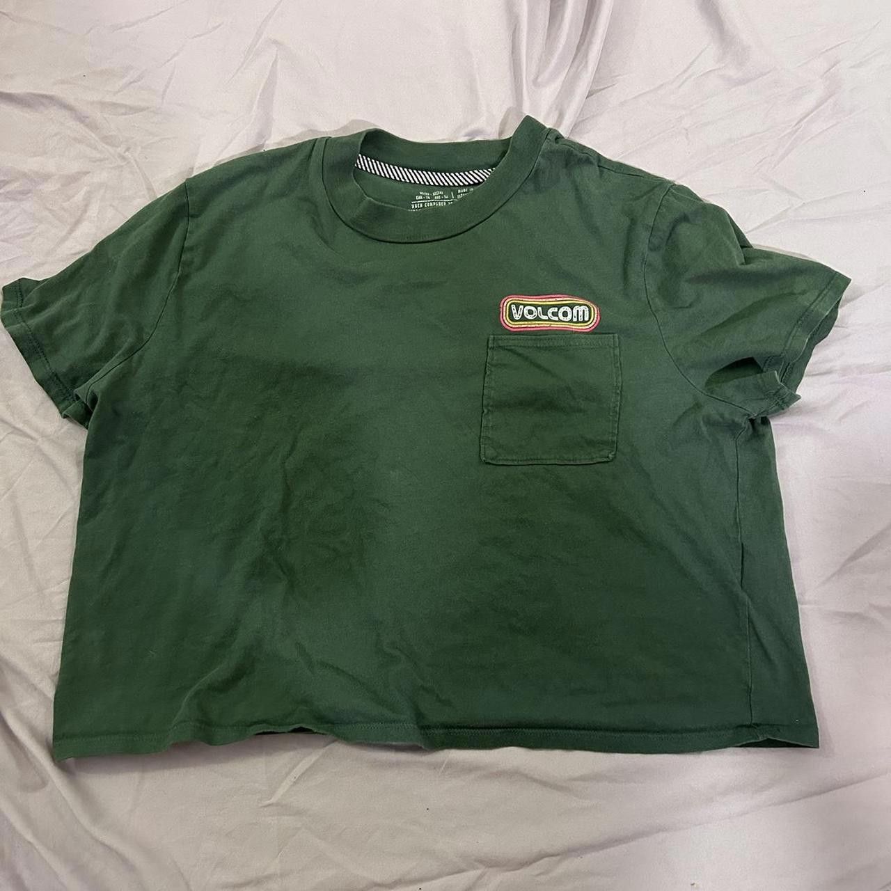 Volcom Volcom Women's Multi and Green Tshirt Size XL / US 12-14 / IT 48-50 - 1 Preview