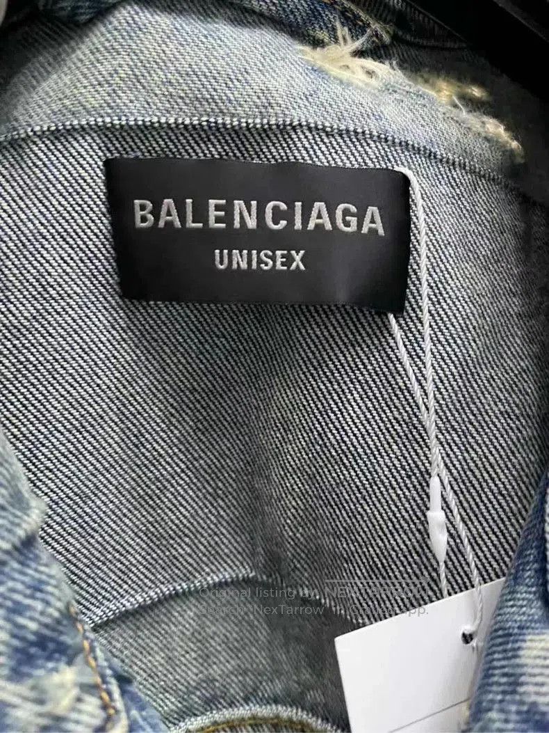 Balenciaga Balenciaga 23FW Lightning Denim Jacket. Size US S / EU 44-46 / 1 - 3 Thumbnail
