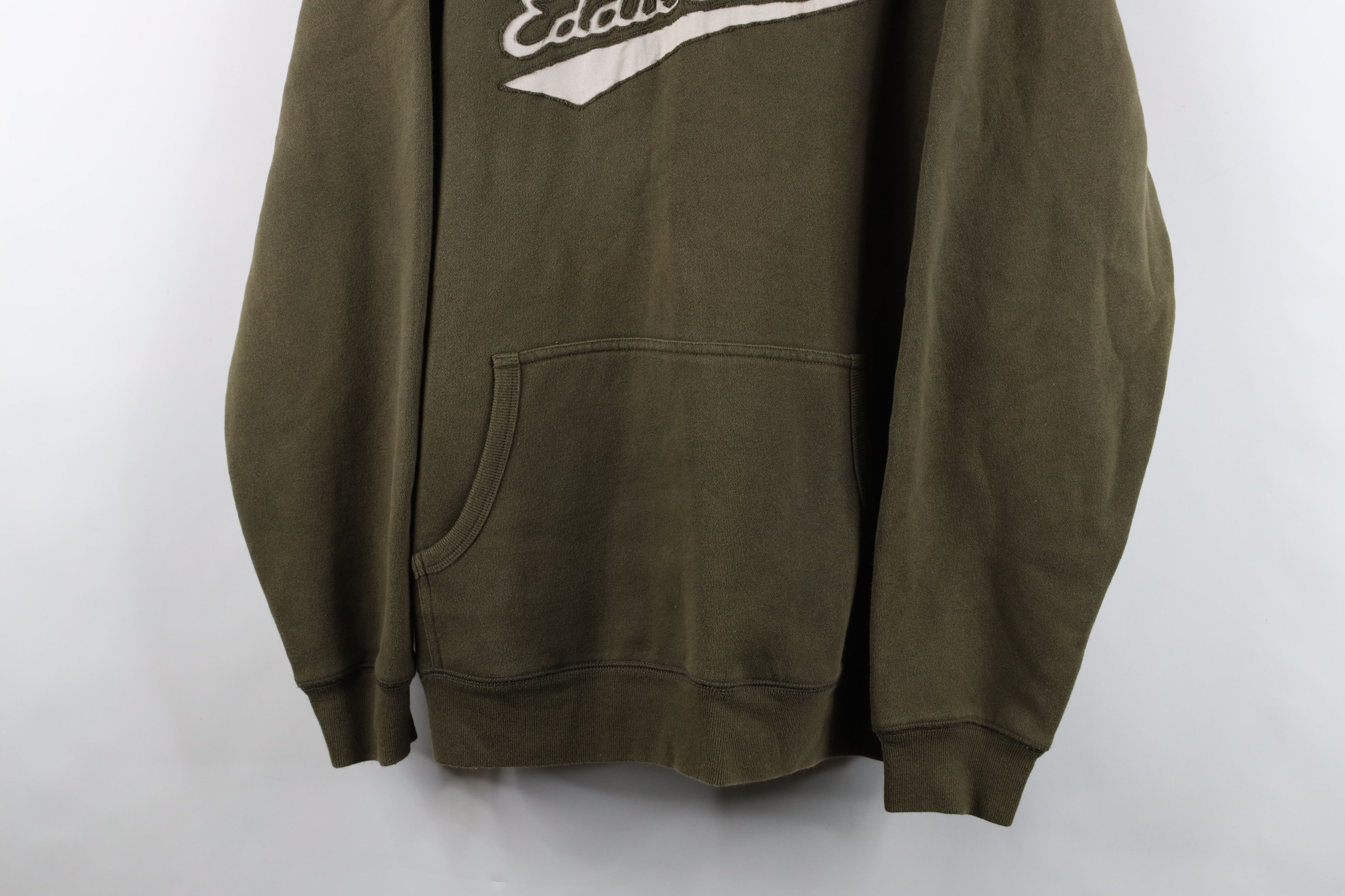 Eddie Bauer Vintage Eddie Bauer Script Heavyweight Hoodie Green Size US L / EU 52-54 / 3 - 3 Thumbnail